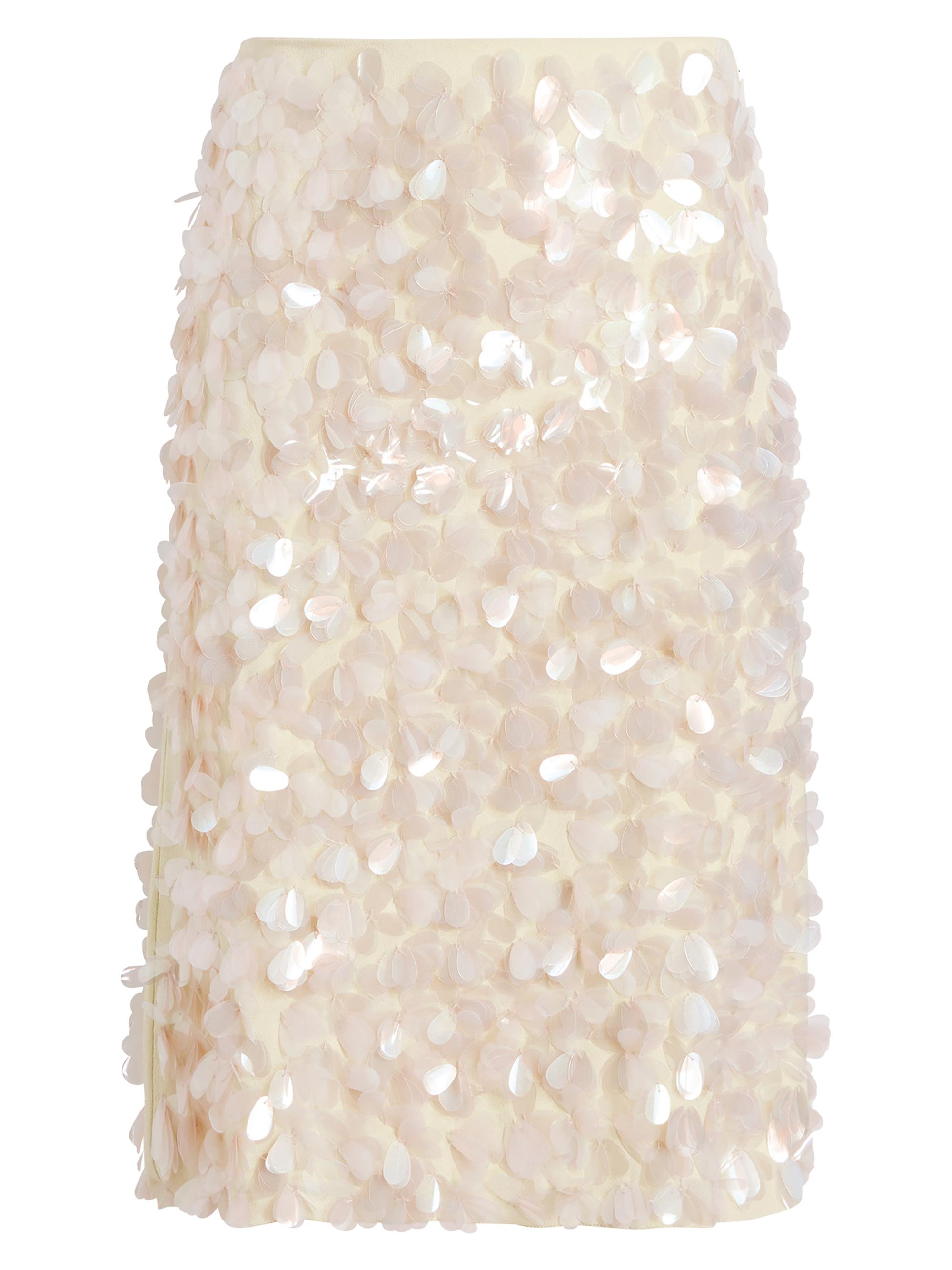 Marina Moscone Women's Paillette Tubino Skirt -