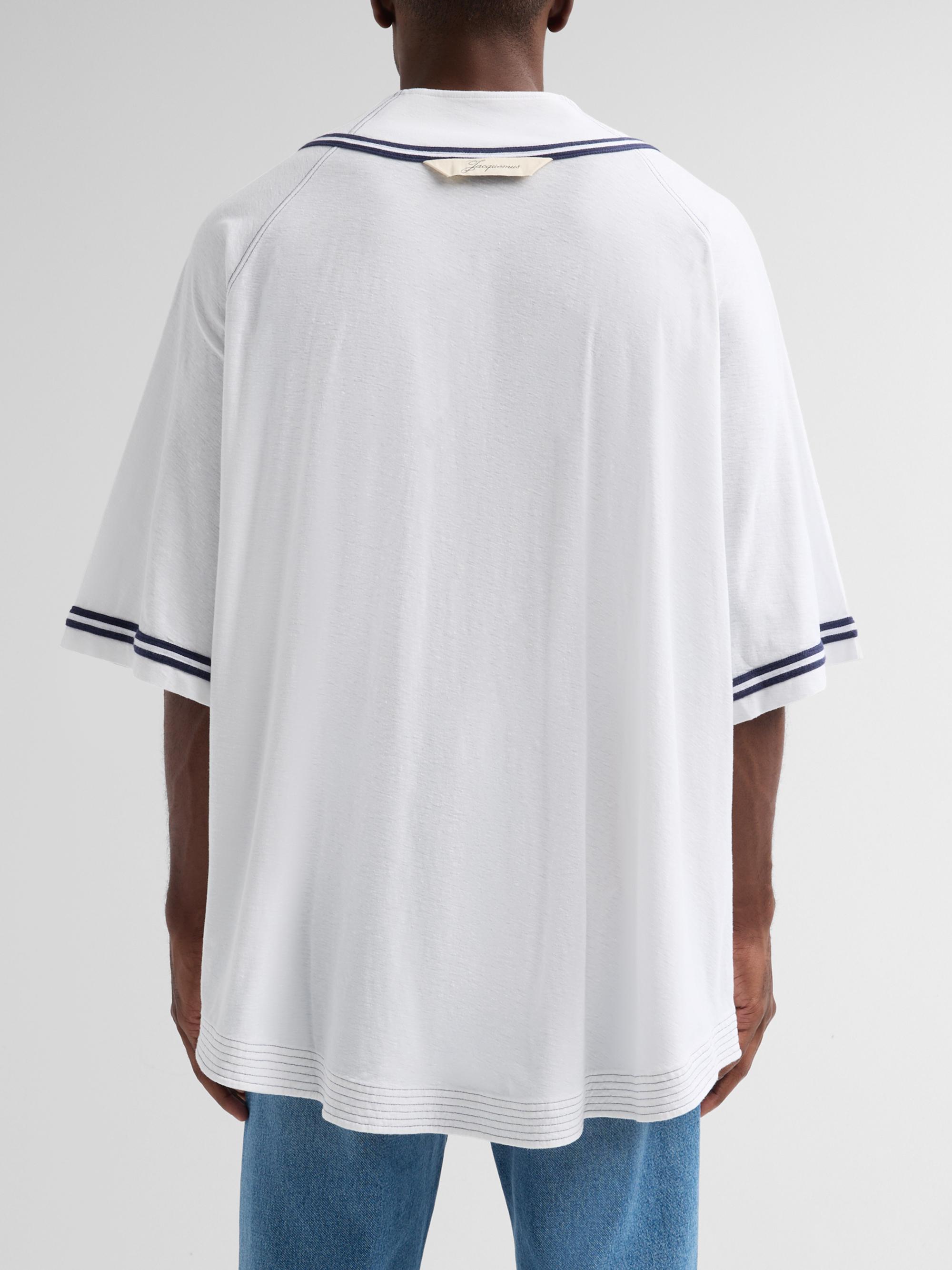 Jacquemus The Baseball Cotton-Blend Shirt | Saks Fifth Avenue