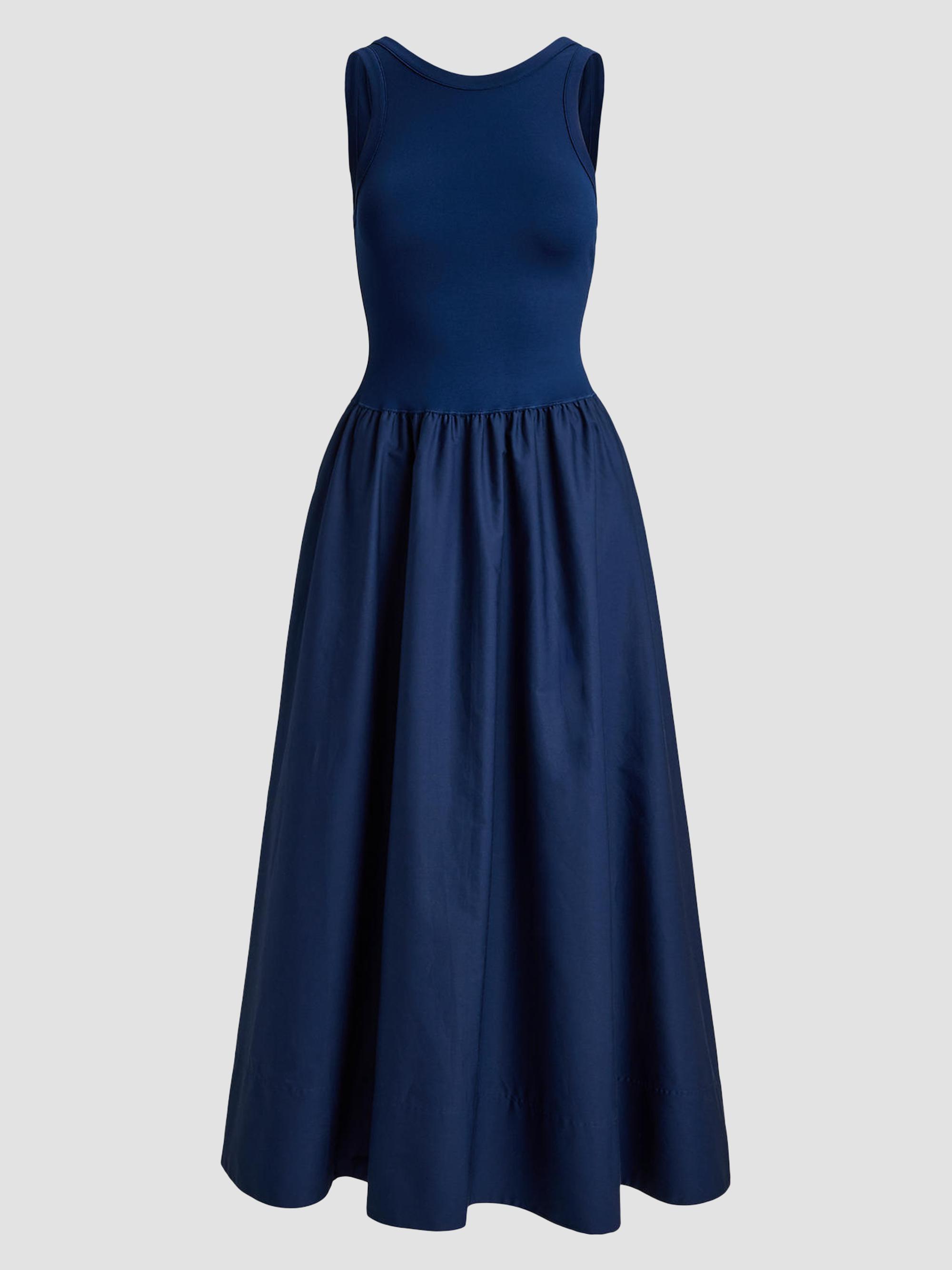 Polo Ralph Lauren Women's Ponte-Bodice Sleeveless Maxi Dress - East Side Royal
