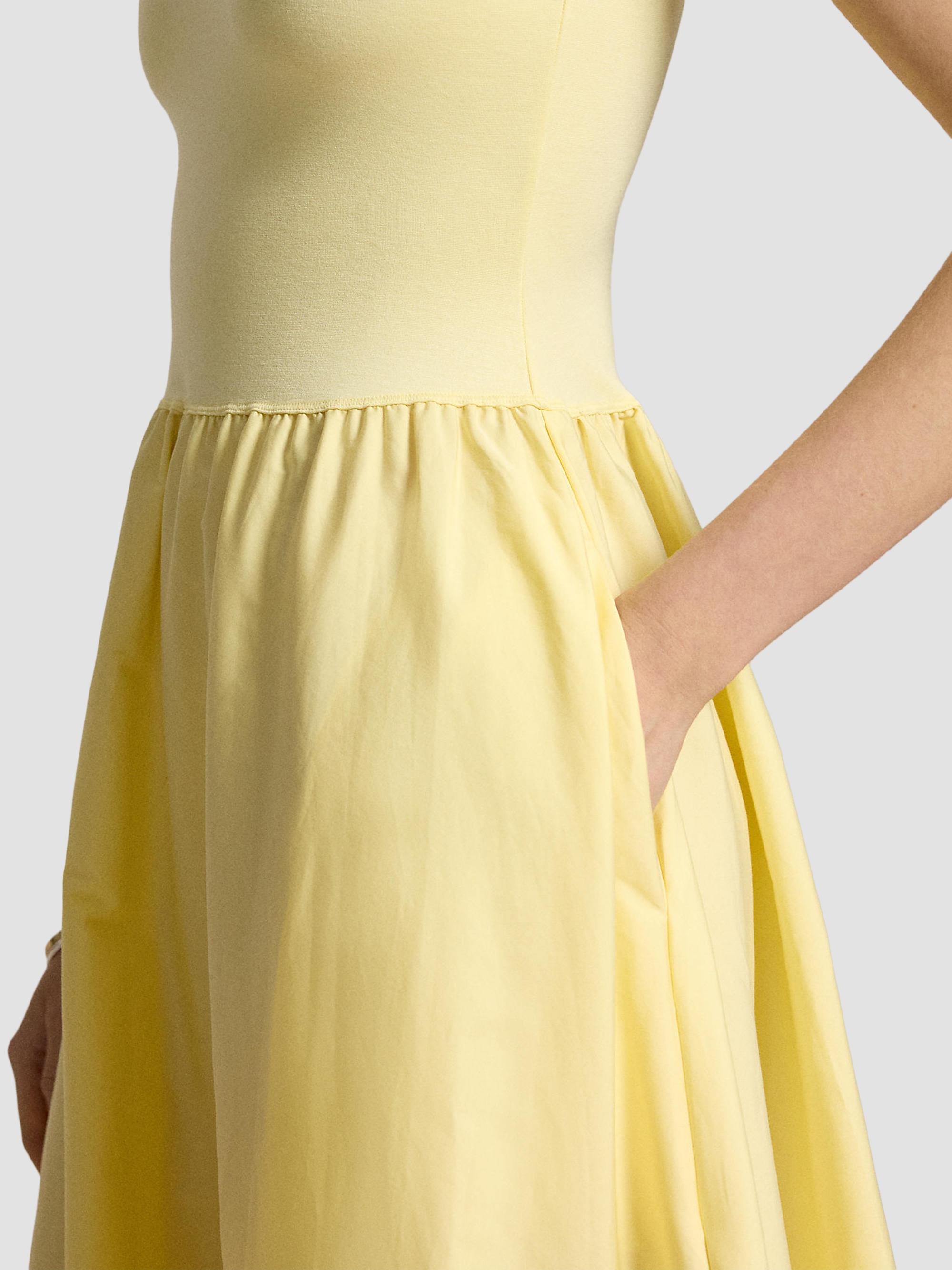 Polo Ralph Lauren Women's Ponte-Bodice Sleeveless Midi Dress - Bird Yellow | Thumbnail 5