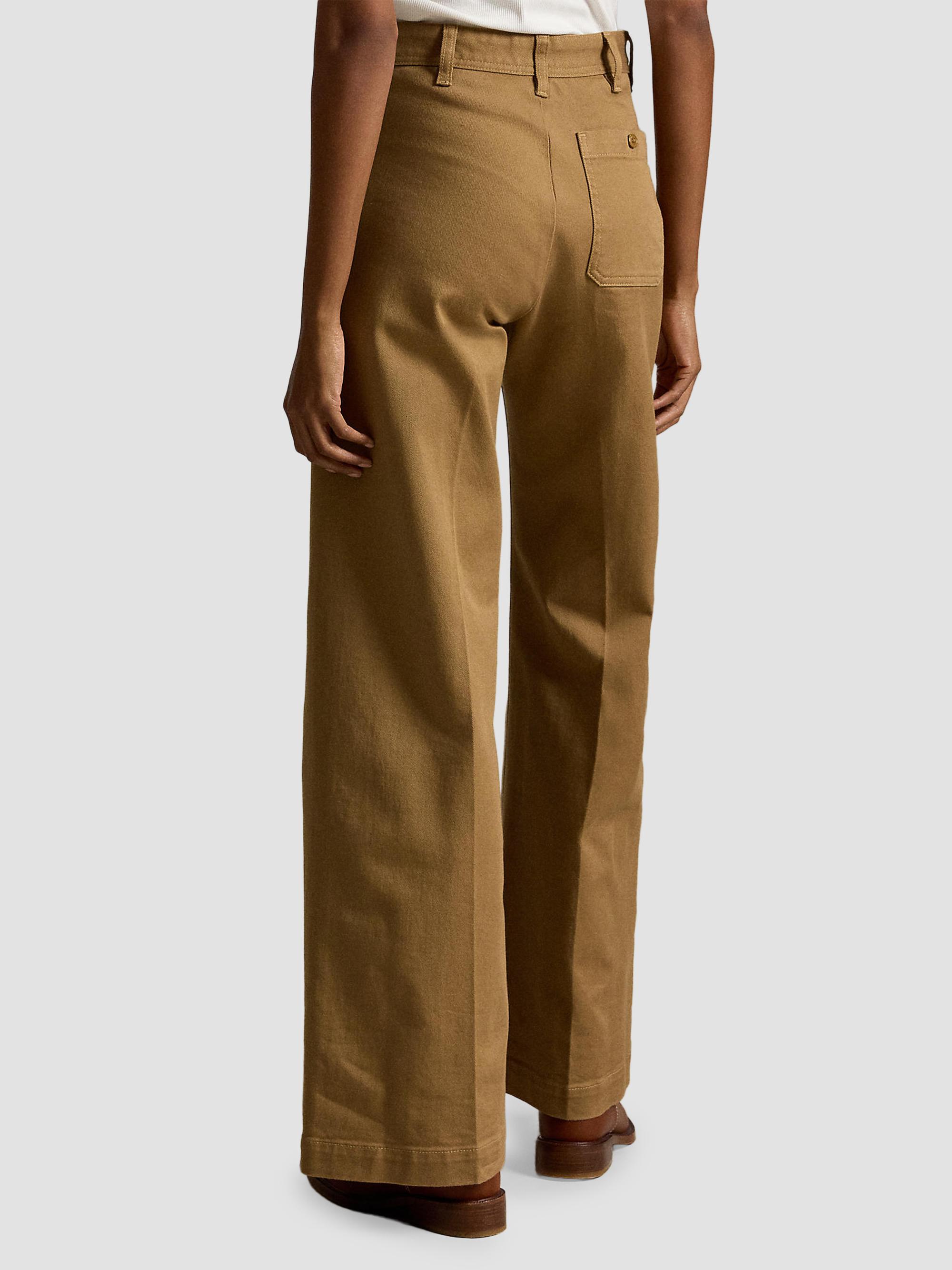 Polo Ralph Lauren Women's Beaton Stretch Cotton Pants - Tan | Thumbnail 3