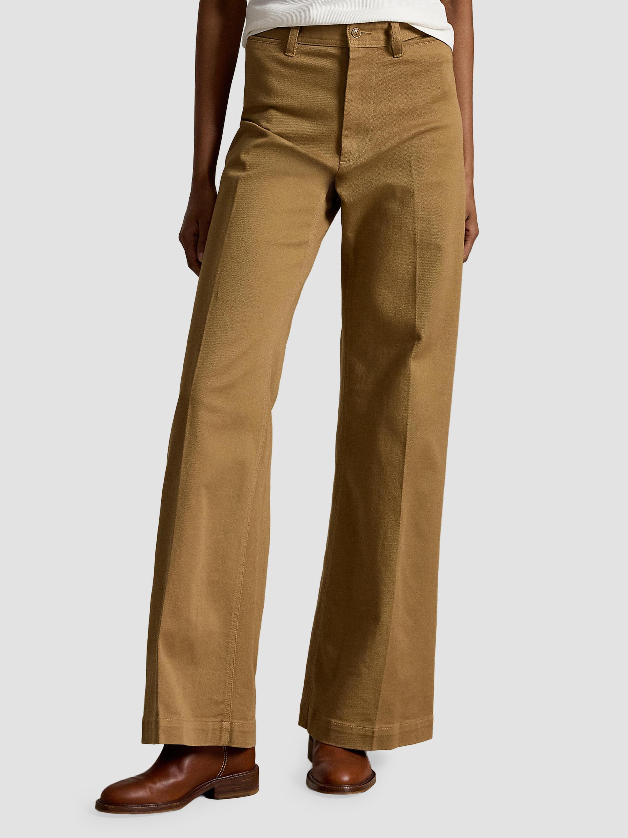 Polo Ralph Lauren Women's Beaton Stretch Cotton Pants - Tan | Thumbnail 4
