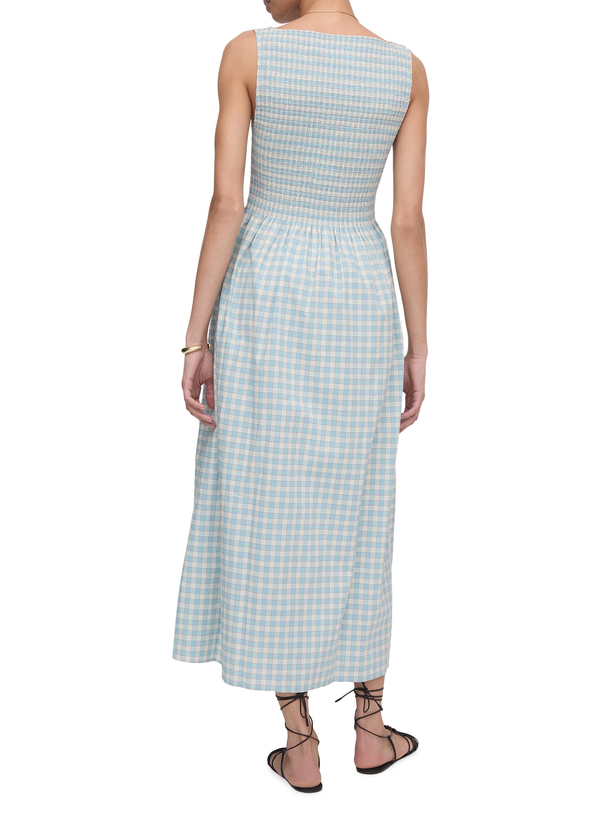 hill house cocktail dress Hill House Home Floral Print Midi Length Dress - Neutrals Dresses, Clothing  - HLHSH40132