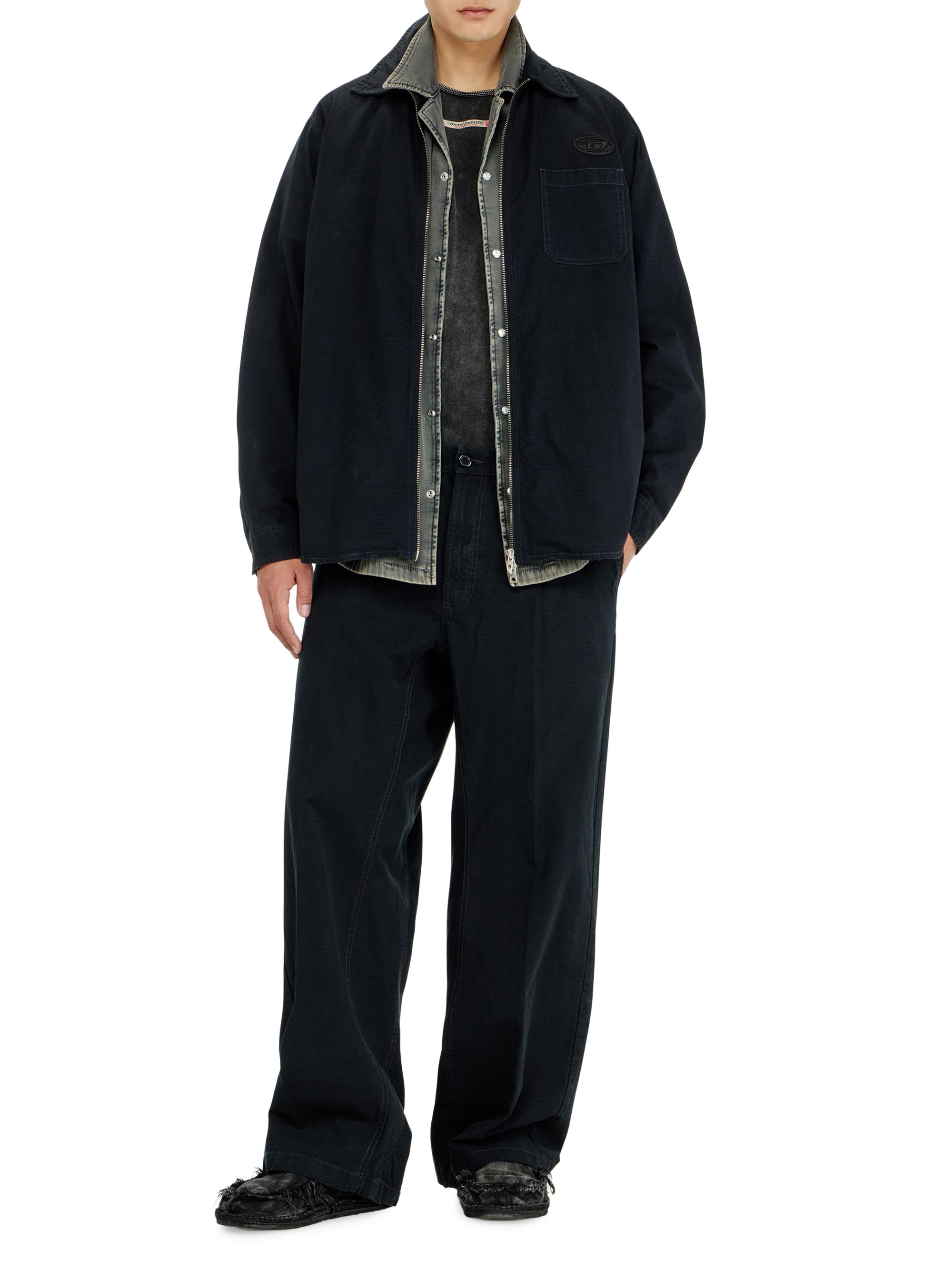 DIESEL ジャケット Diesel Alias Logo Zip-Front Shirt Jacket | Saks Fifth Avenue