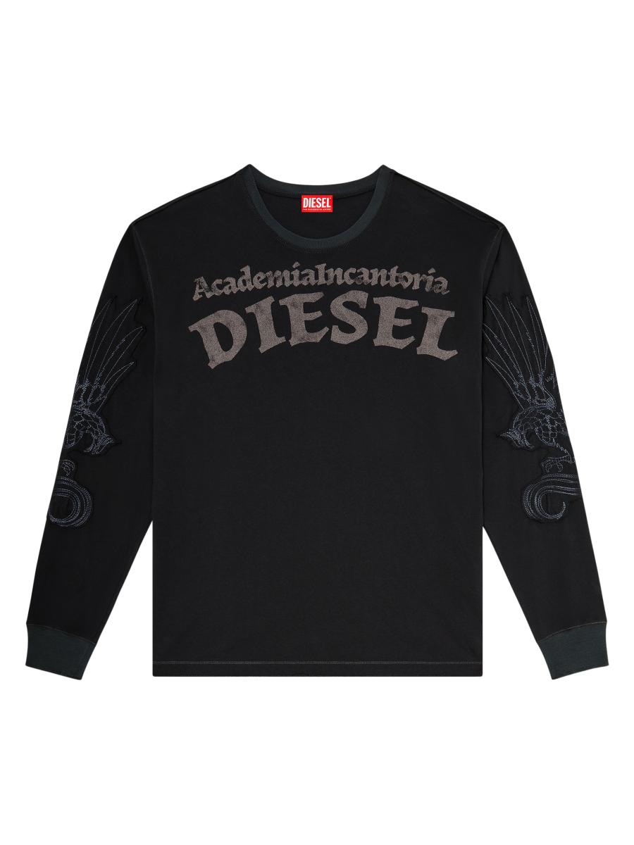Diesel Men's Logo Graphic Cotton T-shirt In Multi
