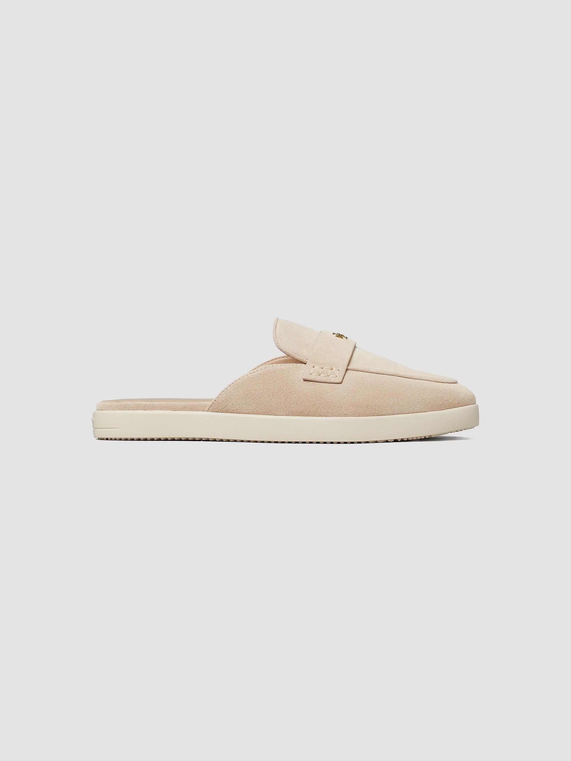 Tory Burch Women's Almond Toe Suede Ballet Sport Mules - Malva | Thumbnail 5