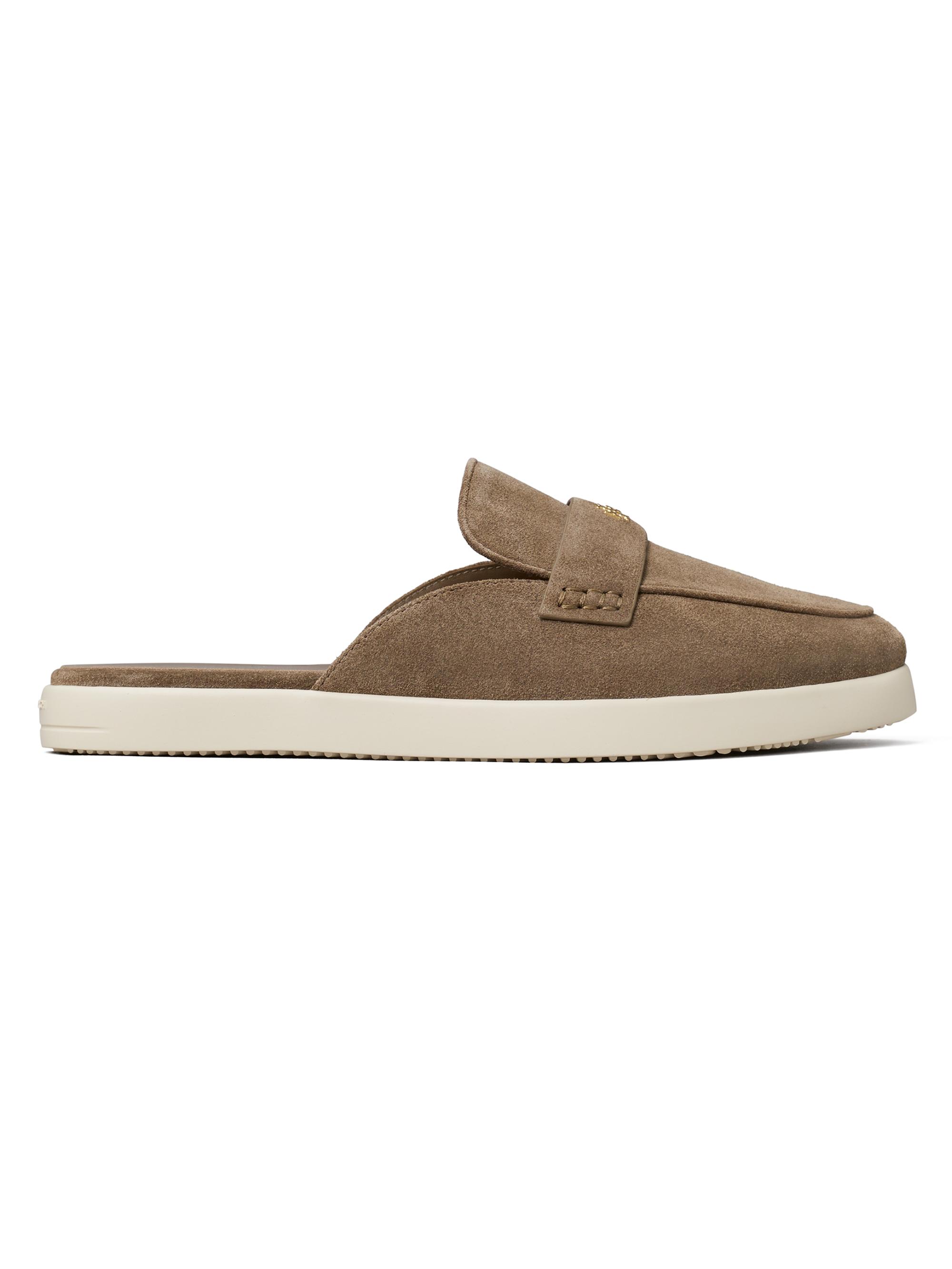 希少★Tory Burch 初期モデル レザー×スエード ベージュ 極美品 Tory Burch Mellow Suede Mules | Saks Fifth Avenue