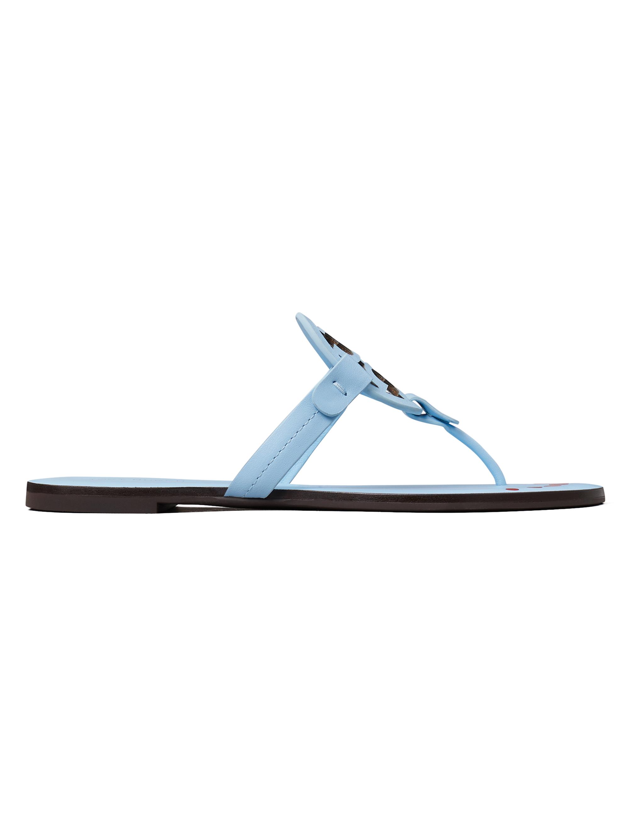 Tory Burch Women's Miller Leather Sandals - Washed Sky | Thumbnail 5