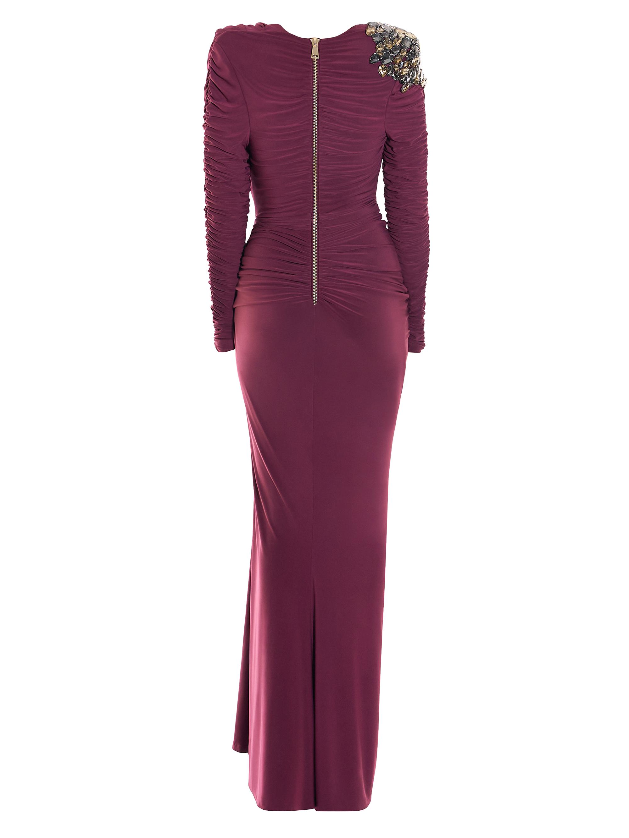Zhivago Women's The Fragile Night Embellished Gown - Plum | Thumbnail 2