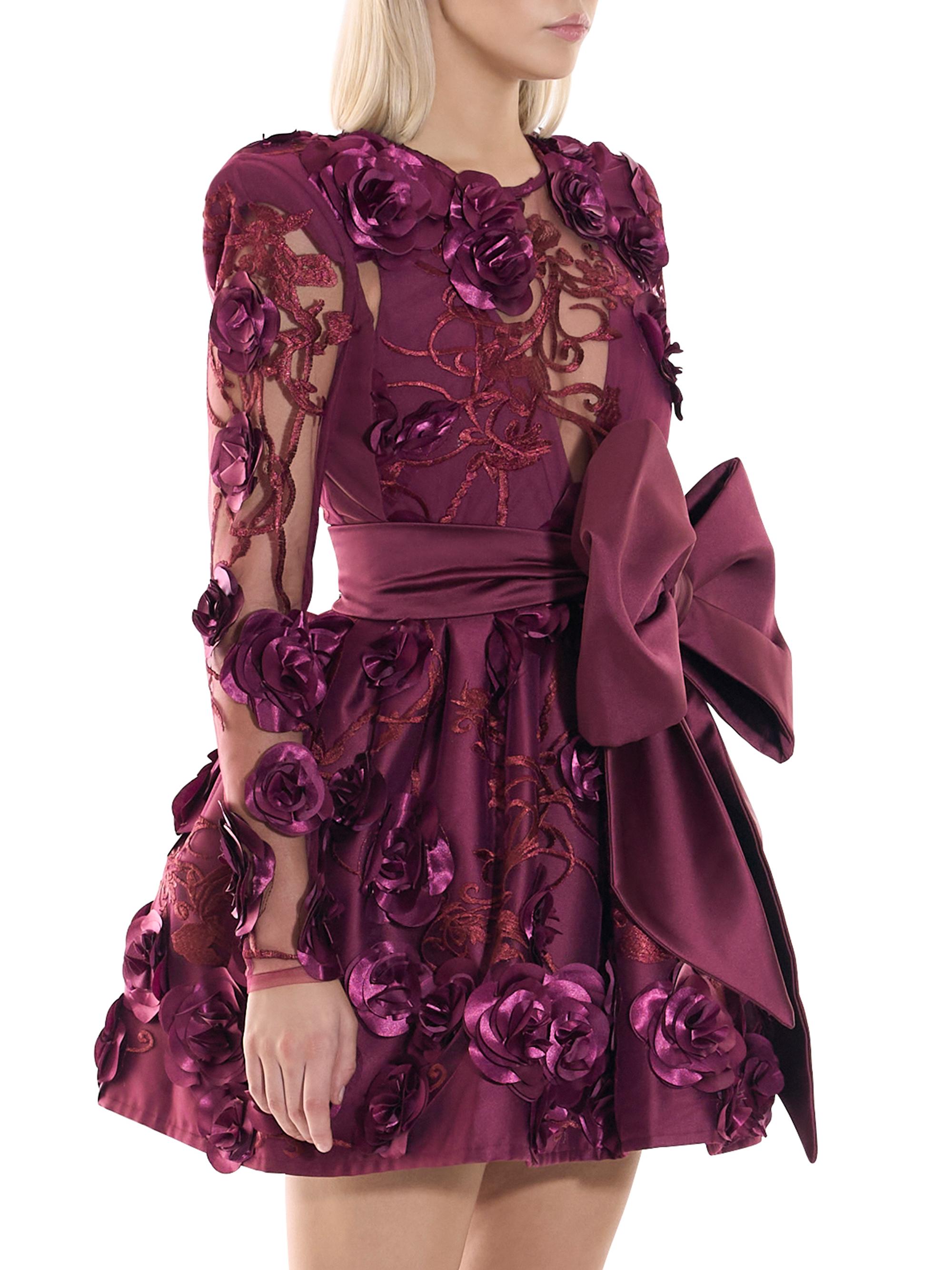 Zhivago Women's The Beautiful & The Lost Minidress - Plum | Thumbnail 4