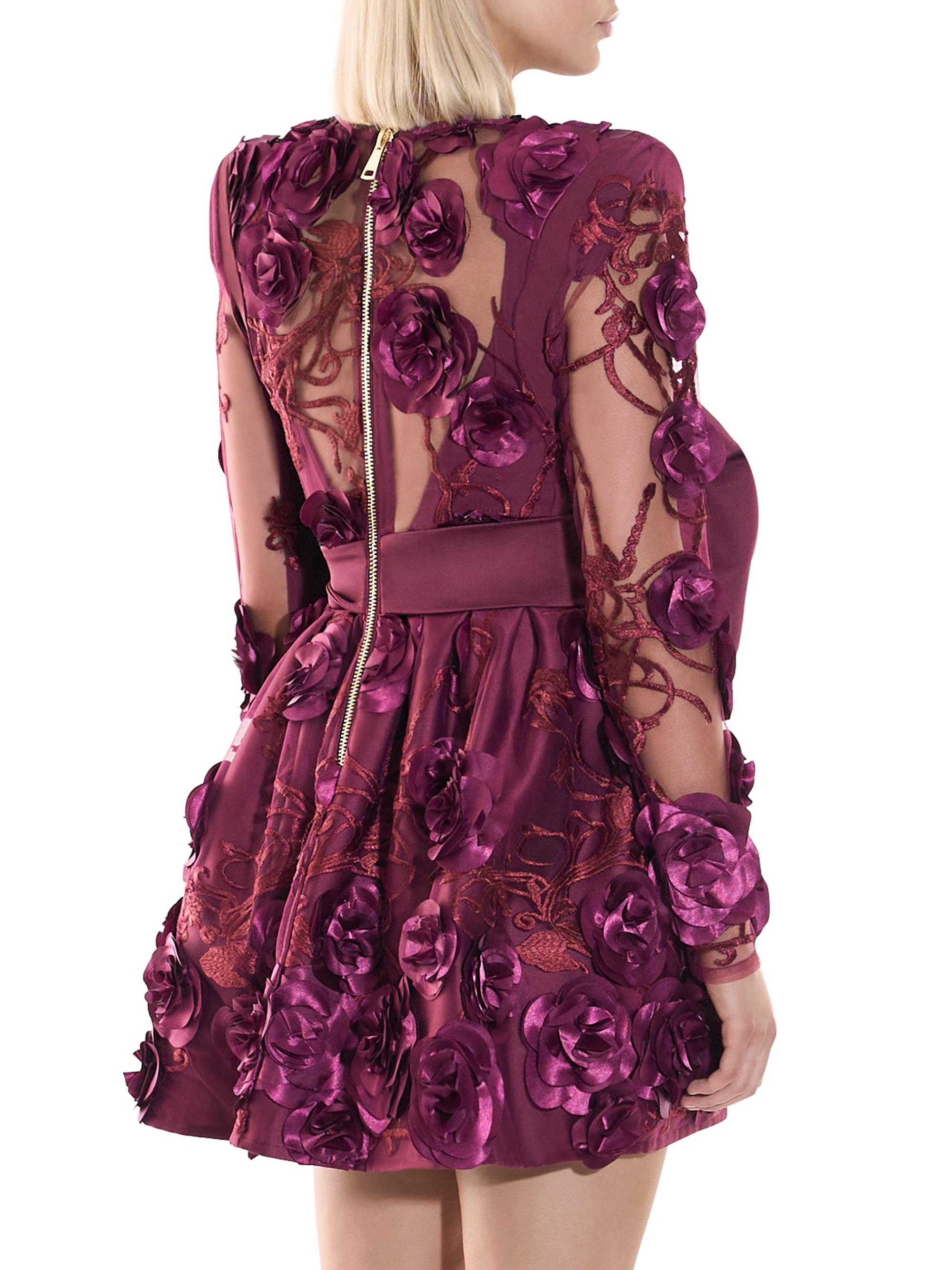 Zhivago Women's The Beautiful & The Lost Minidress - Plum | Thumbnail 5
