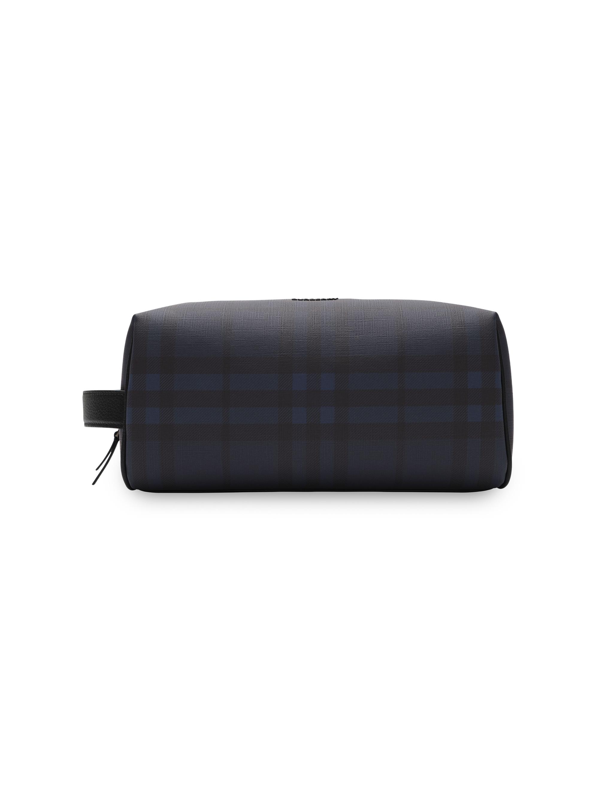 BURBERRY ネイビー ケース Burberry Check Logo Travel Pouch | Saks Fifth Avenue