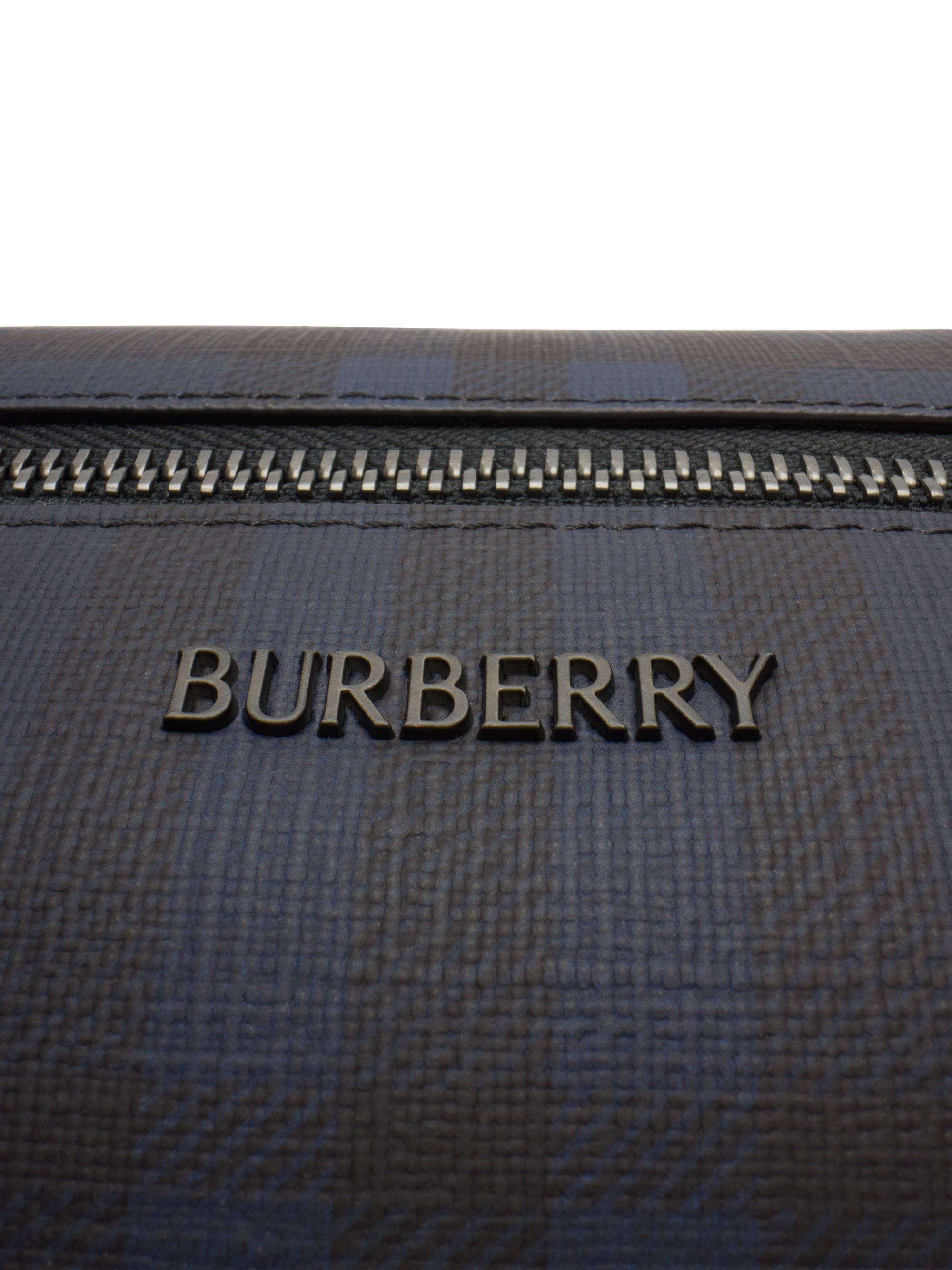Burberry Check Logo Travel Pouch | Saks Fifth Avenue