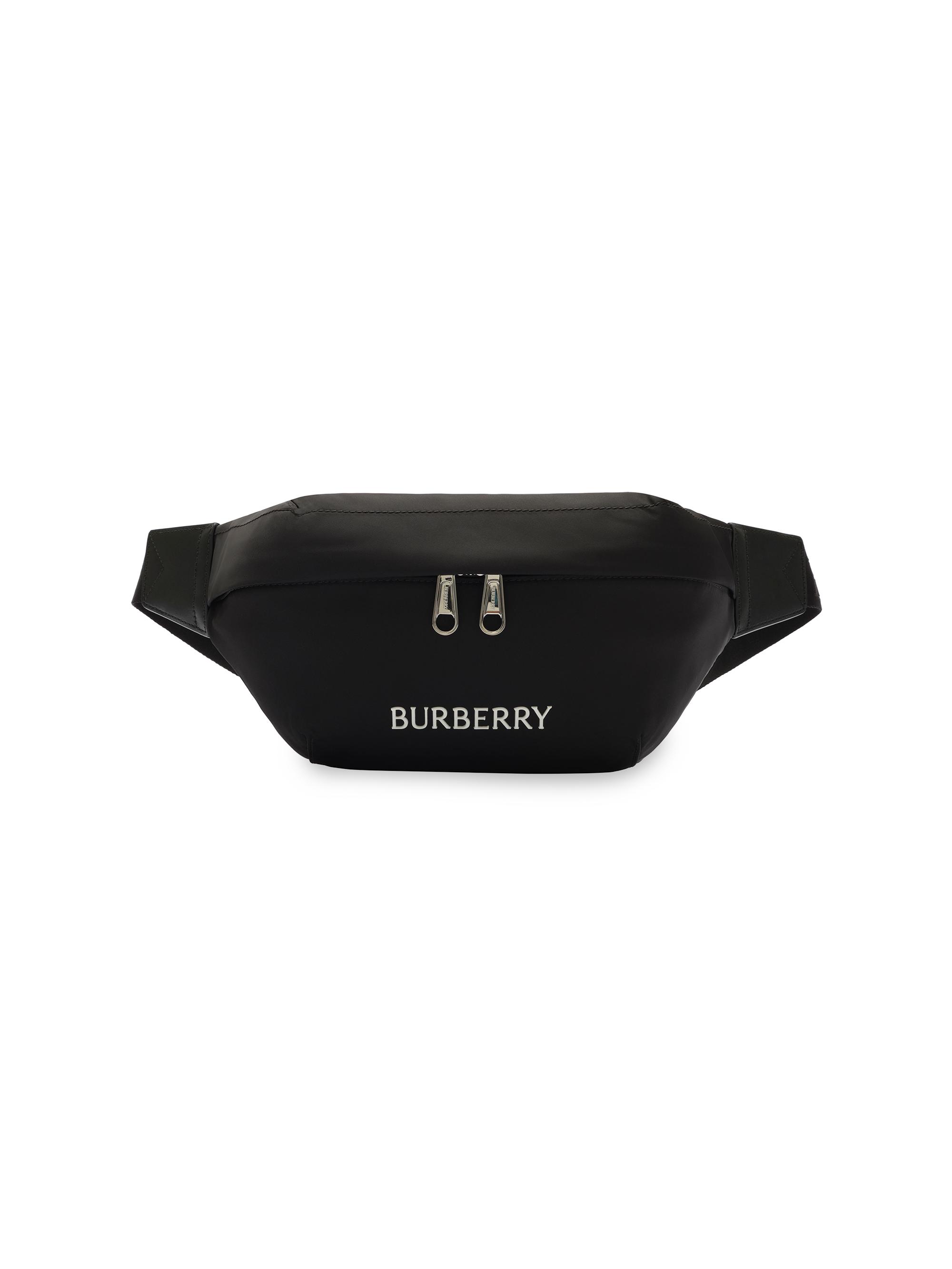 Burberry Men's Sonny Nylon Belt Bag - Black