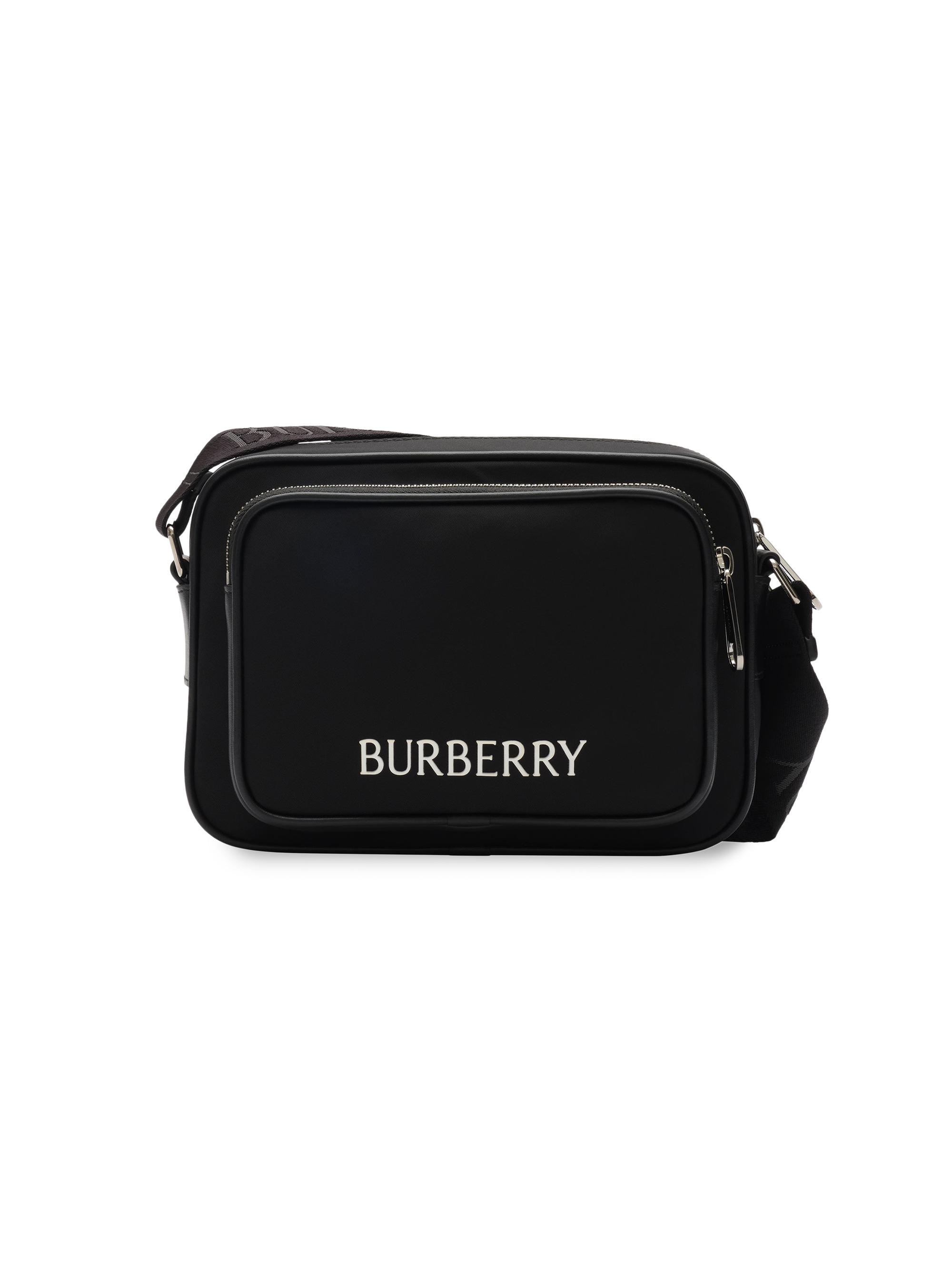 Burberry Men's Paddy Logo Crossbody Bag - Black - Men's Bags