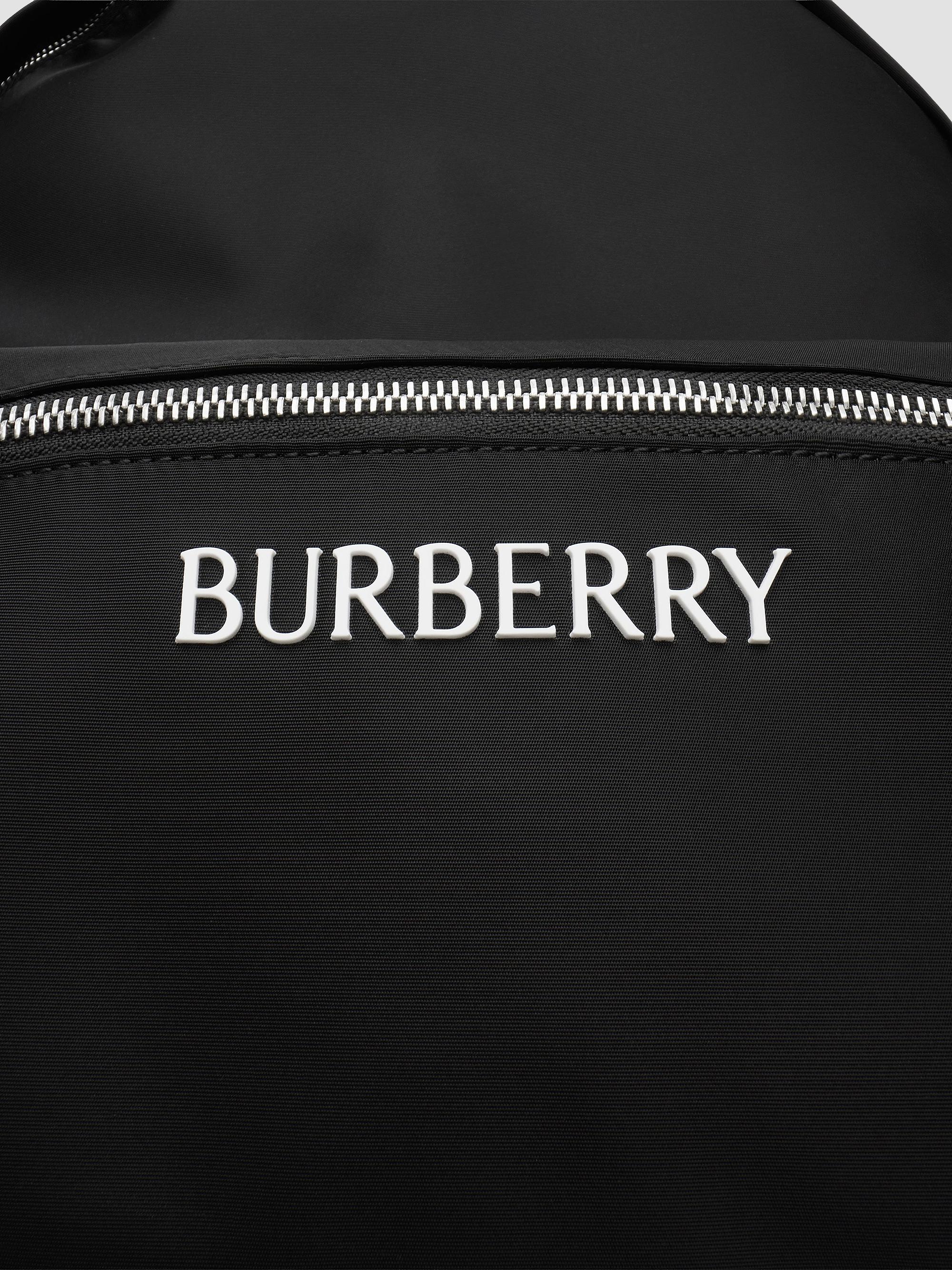 Burberry Men's Jett Nylon Backpack - Black | Thumbnail 5