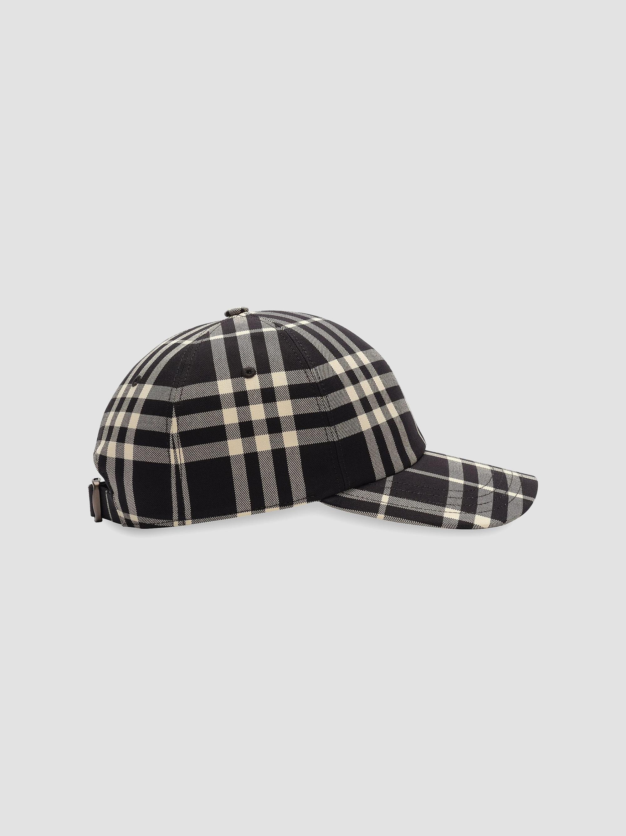 Burberry Checked Cotton Baseball Cap | Saks Fifth Avenue