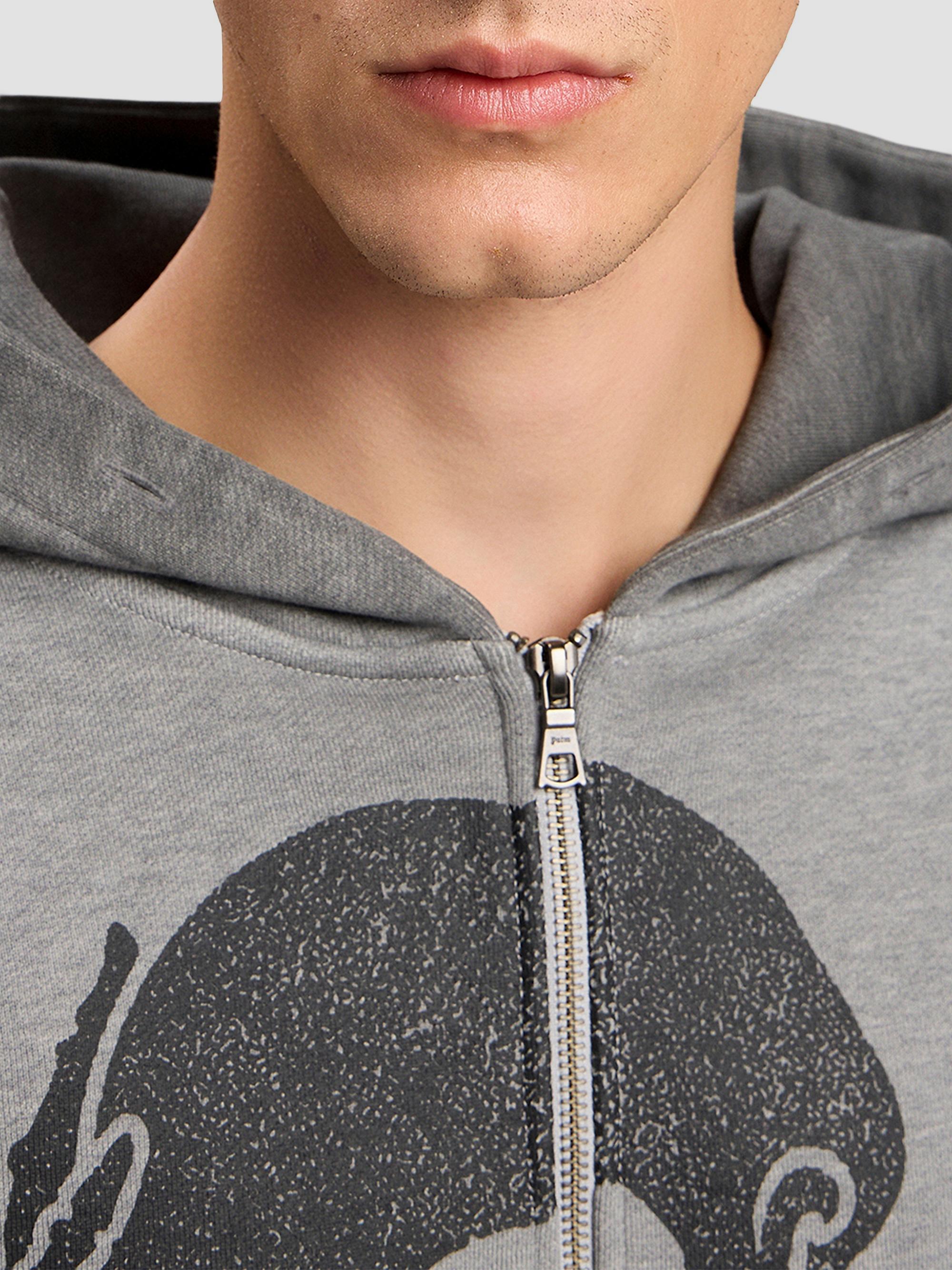 Palm Angels Skull-Print Logo Zip-Front Hoodie | Saks Fifth Avenue