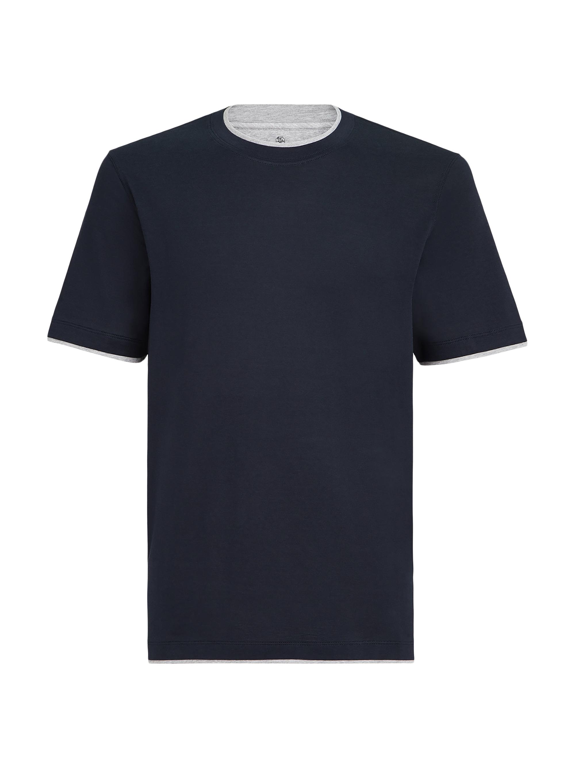 Brunello Cucinelli Cotton Jersey Mock-Neck T-Shirt | Saks Fifth Avenue