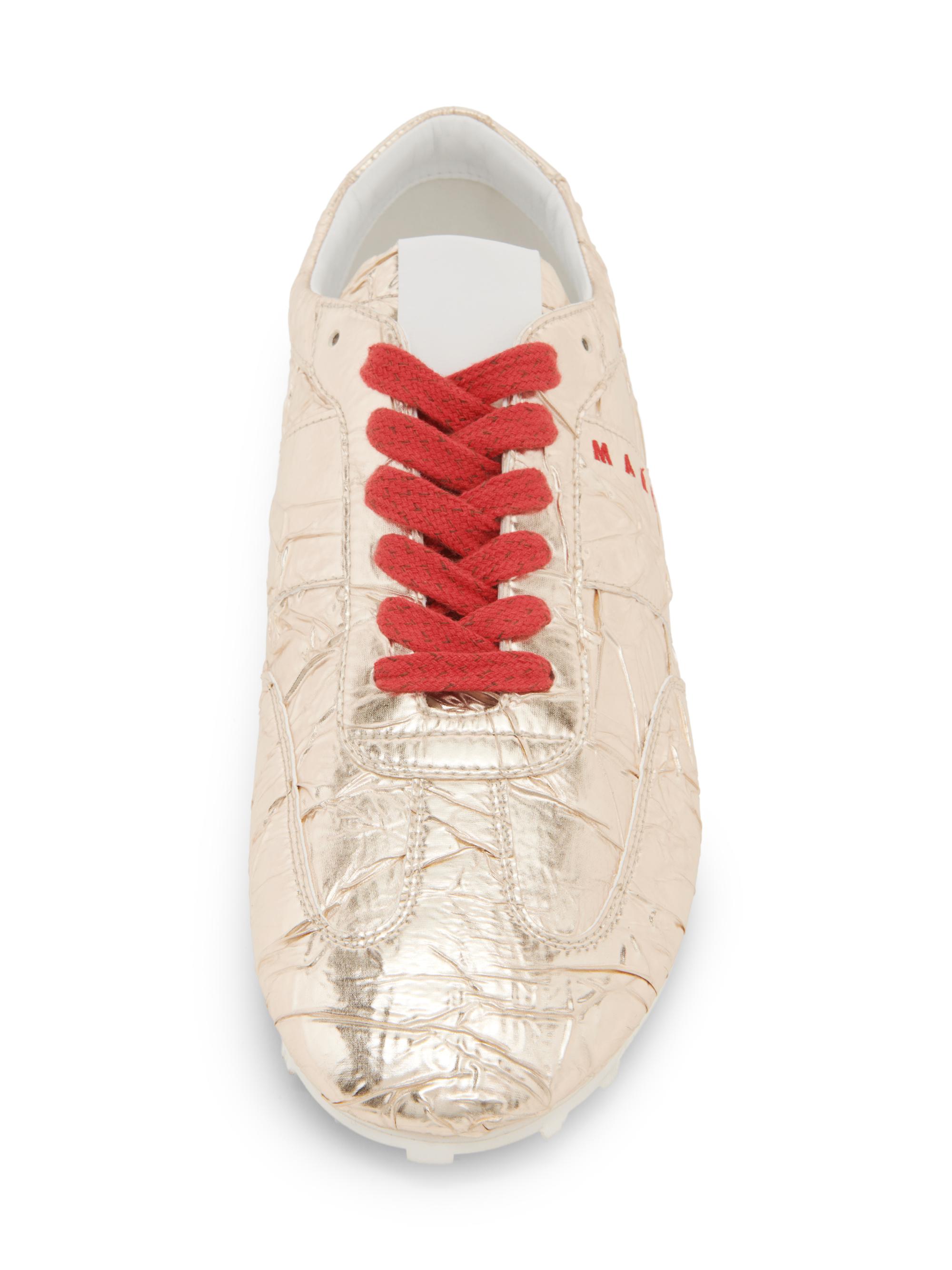 Marni Metallic Crinkle Low-Top Sneakers | Saks Fifth Avenue