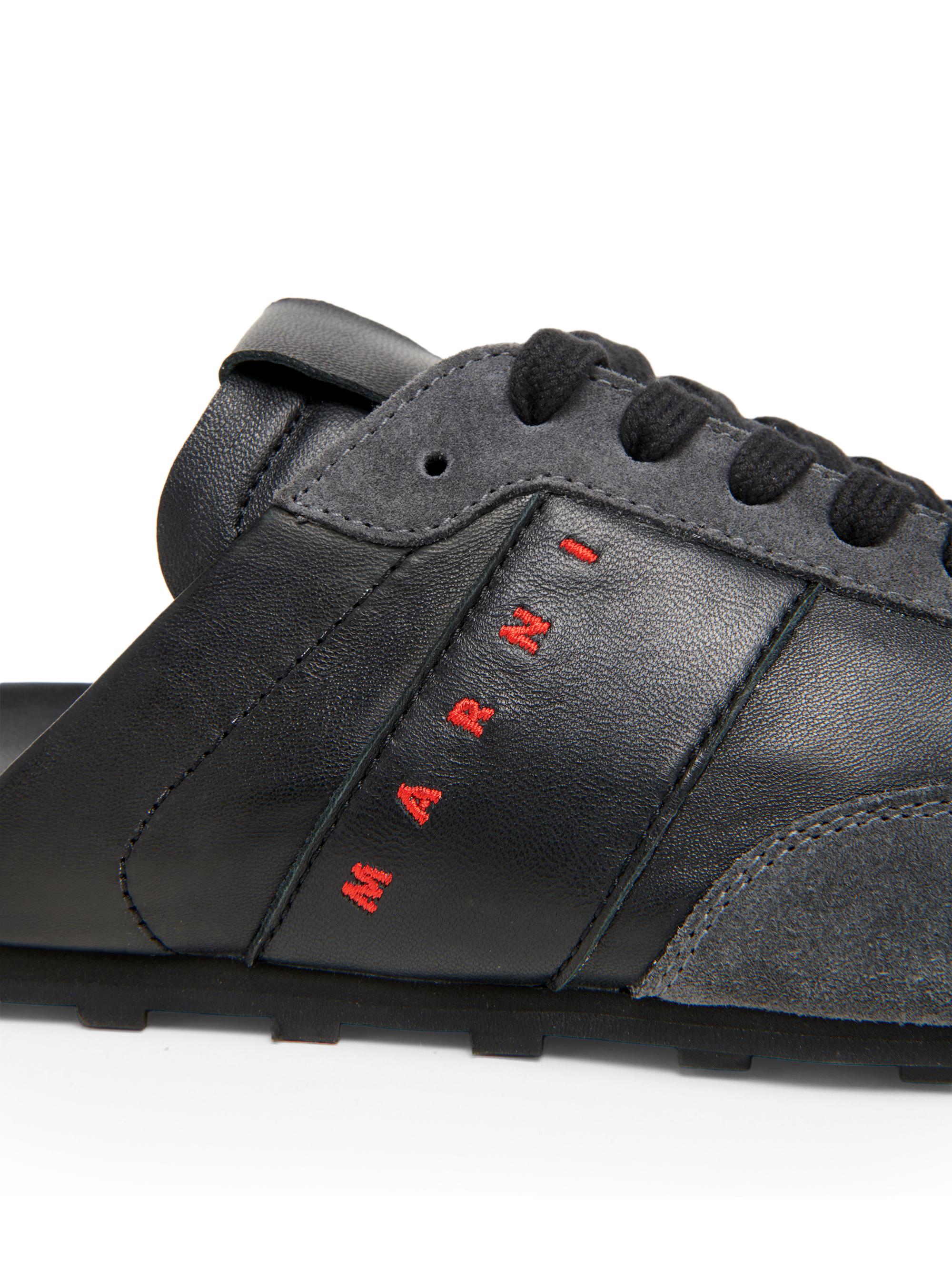 Marni Logo Leather Mules | Saks Fifth Avenue
