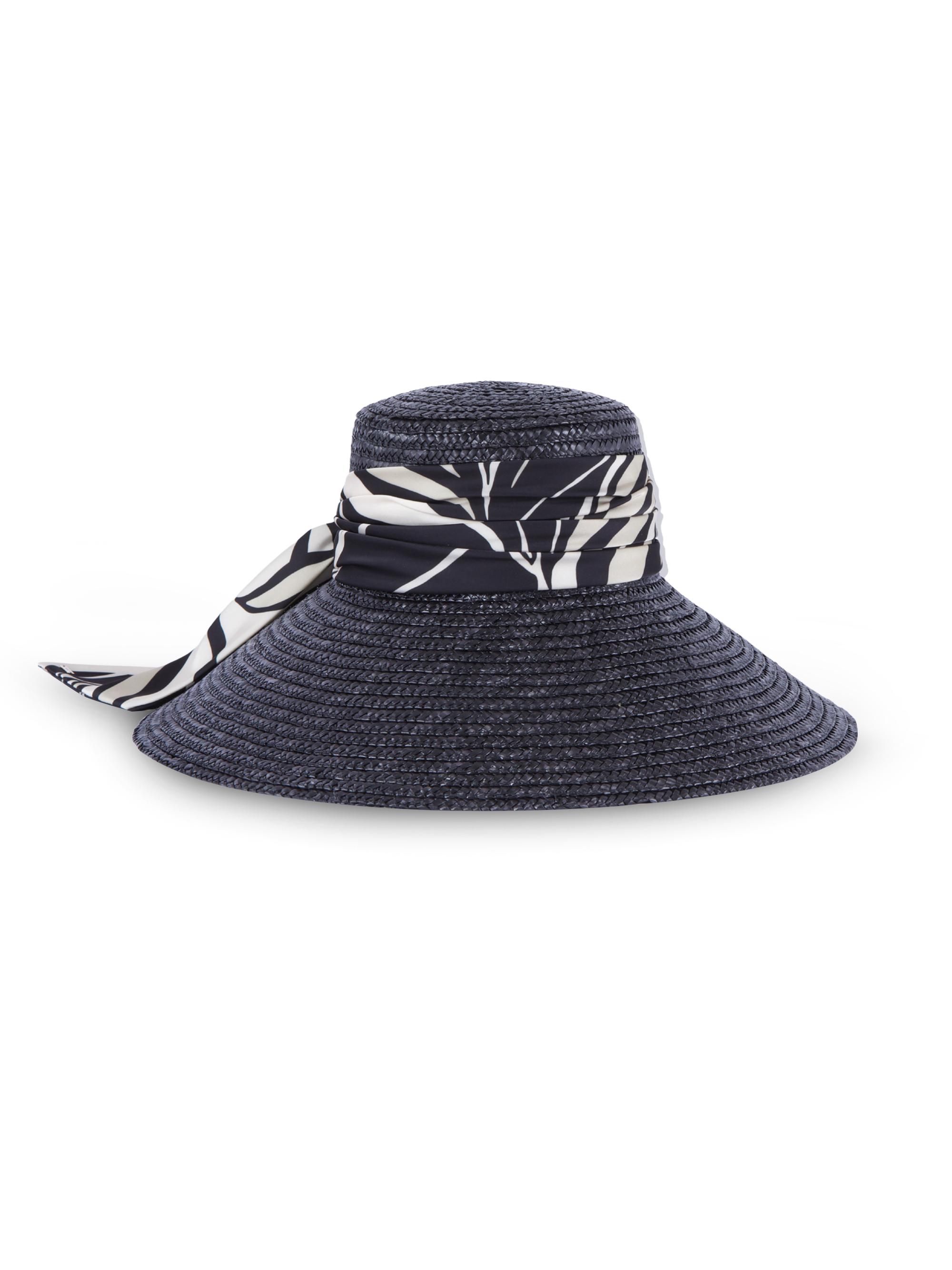 Eugenia Kim Women's Mirabel Wide-Brim Straw Sun Hat - Black
