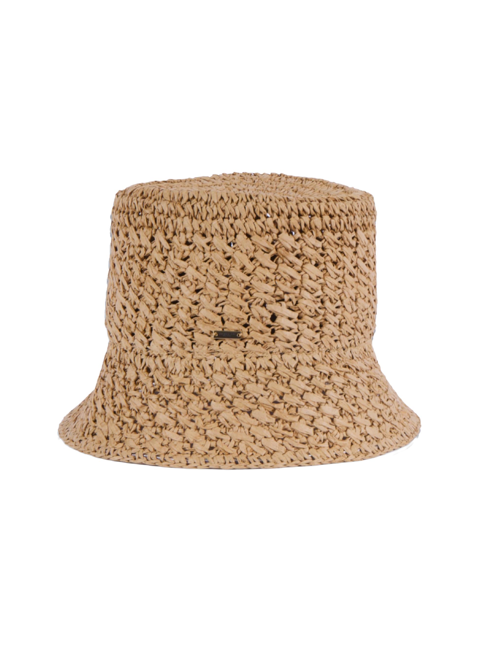 Eugenia Kim Women's Jonah Crocheted Bucket Hat - Camel