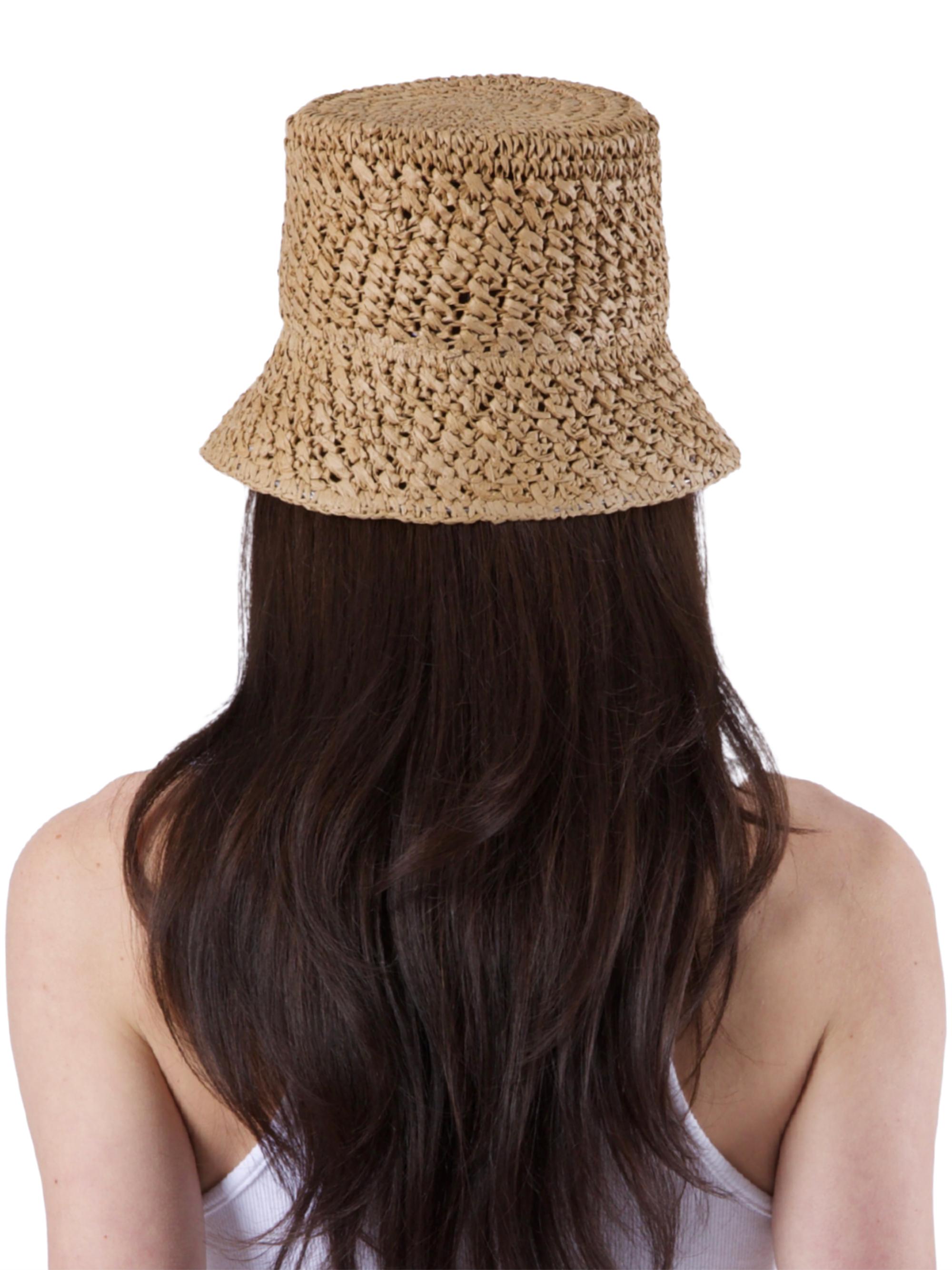 Eugenia Kim Women's Jonah Crocheted Bucket Hat - Camel | Thumbnail 5