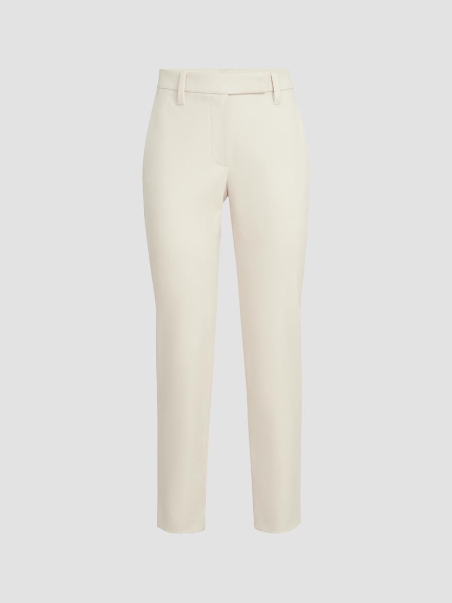 Brunello Cucinelli Stretch Cotton Cover Slim Fit Trousers | Saks
