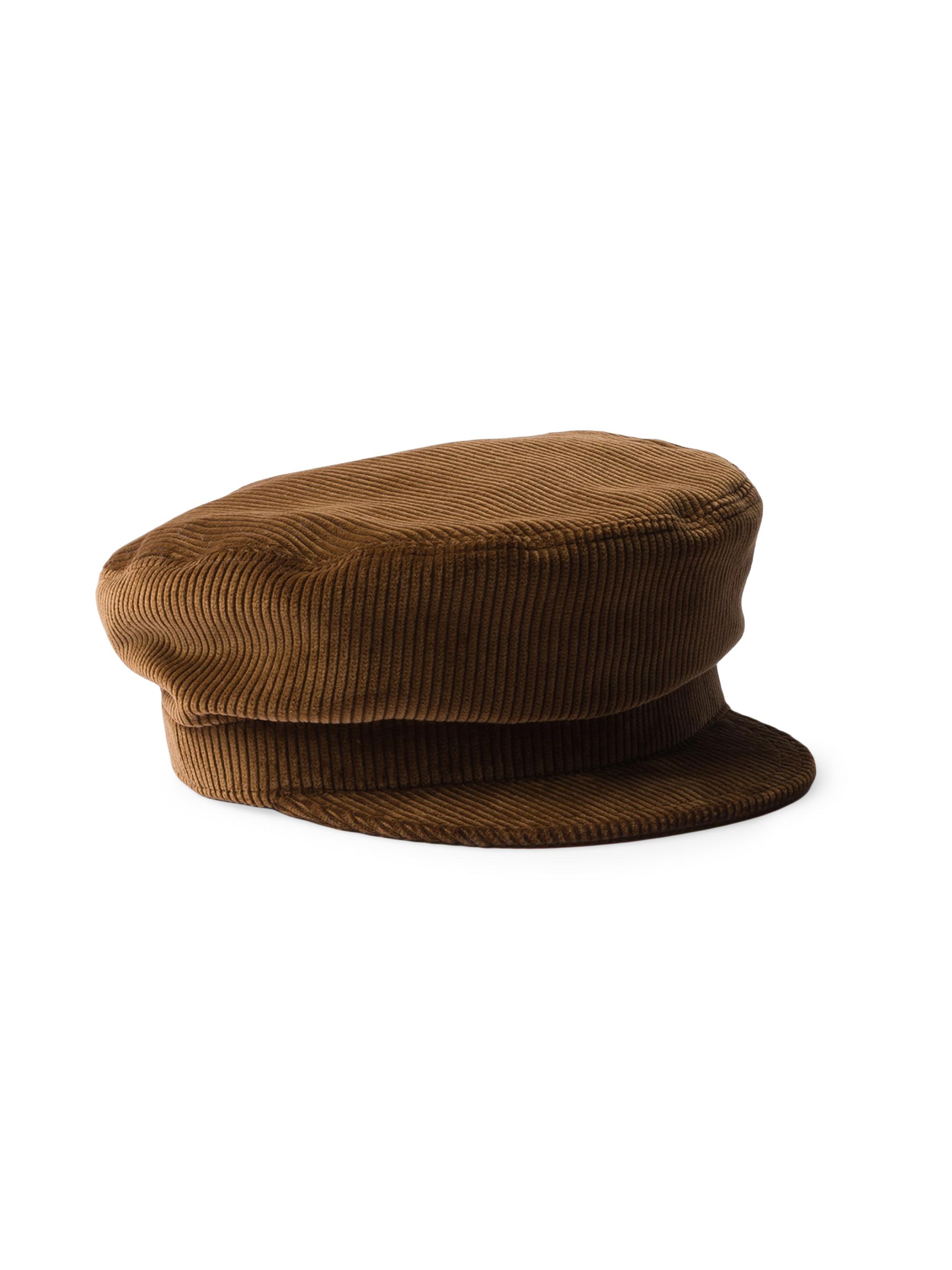 Prada Men's Corduroy Newsboy Cap - Brown | Thumbnail 6