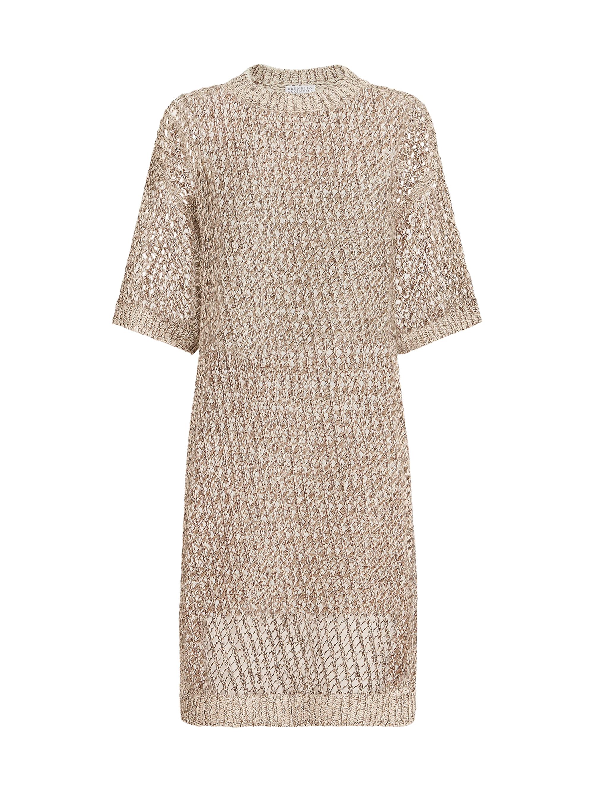 chinese dress ladies Linen Monili Strap Pleated Maxi Dress main image 1