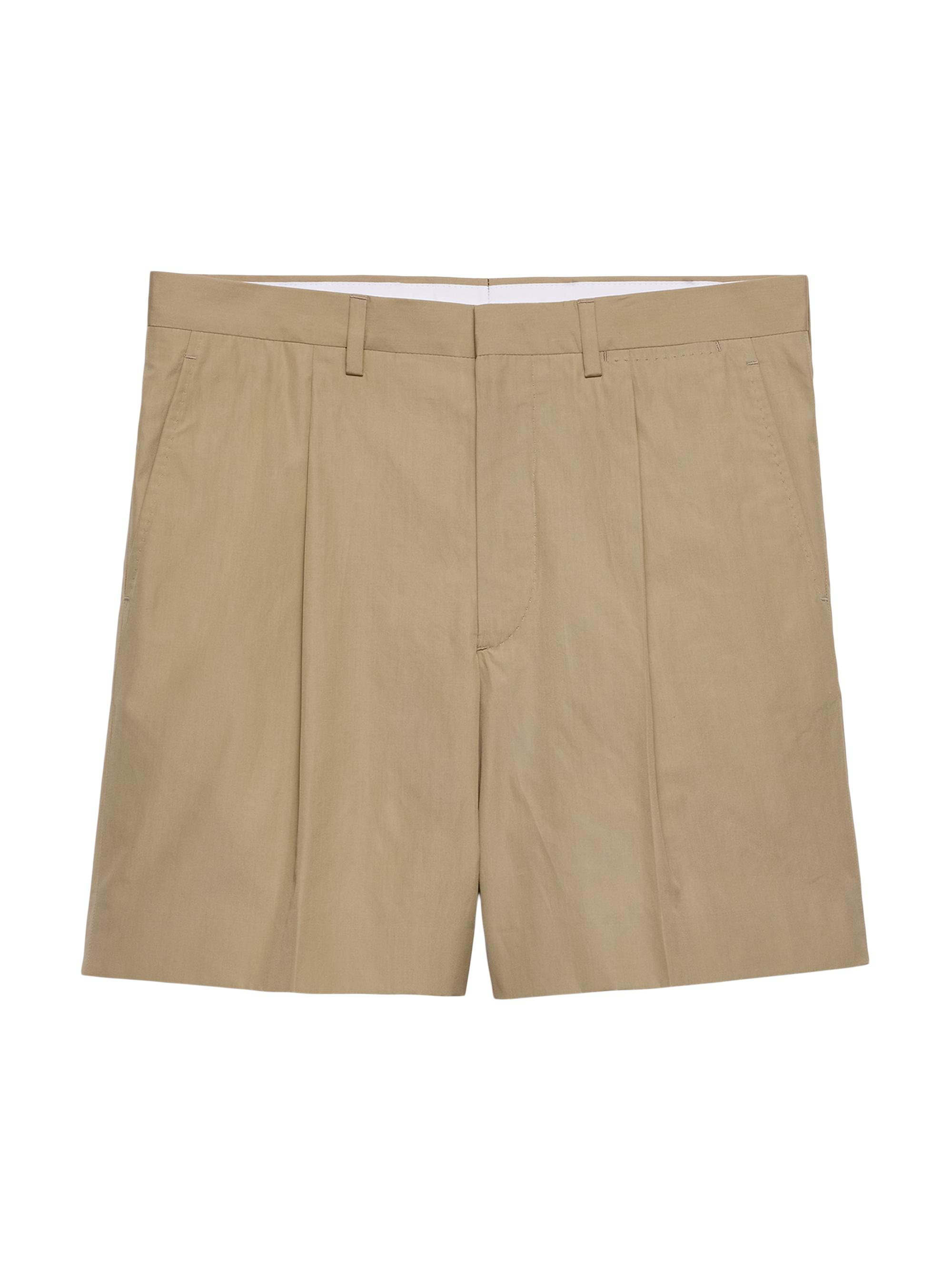 Prada Men's Cotton Bermuda Shorts - Beige Khaki