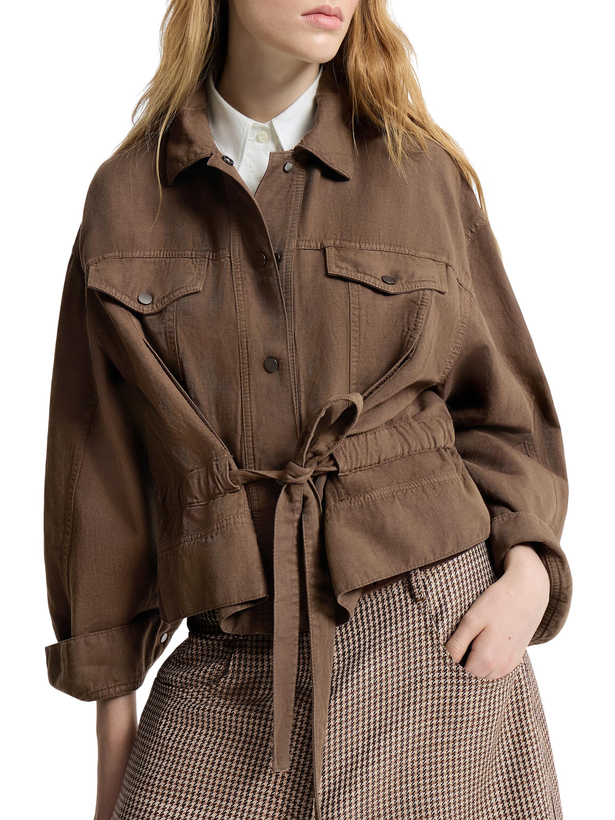 美品★BRUNELLO CUCINELLI★シルク★モニーレ★軽量コート Brunello Cucinelli Garment Dyed Outerwear Jacket in Cotton and