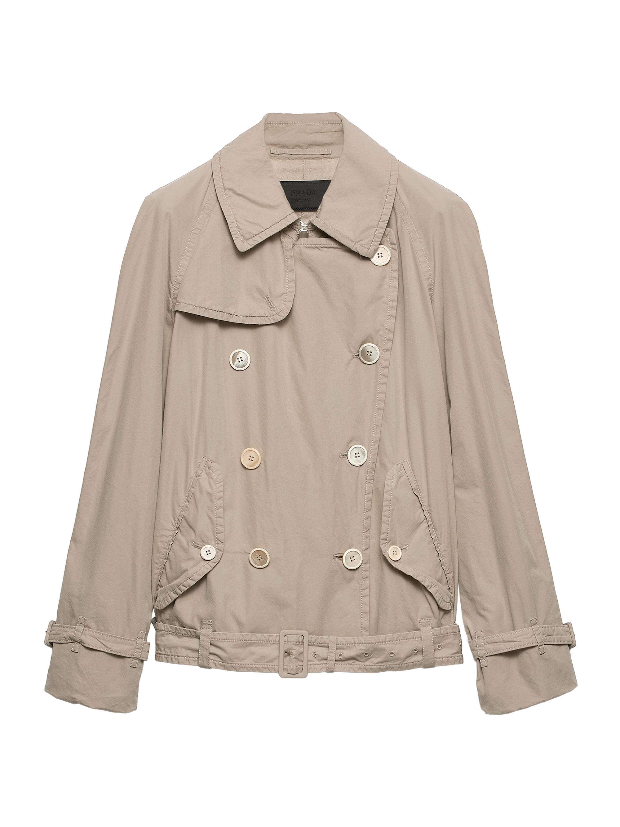 Prada Men's Technical Cotton Jacket - Beige