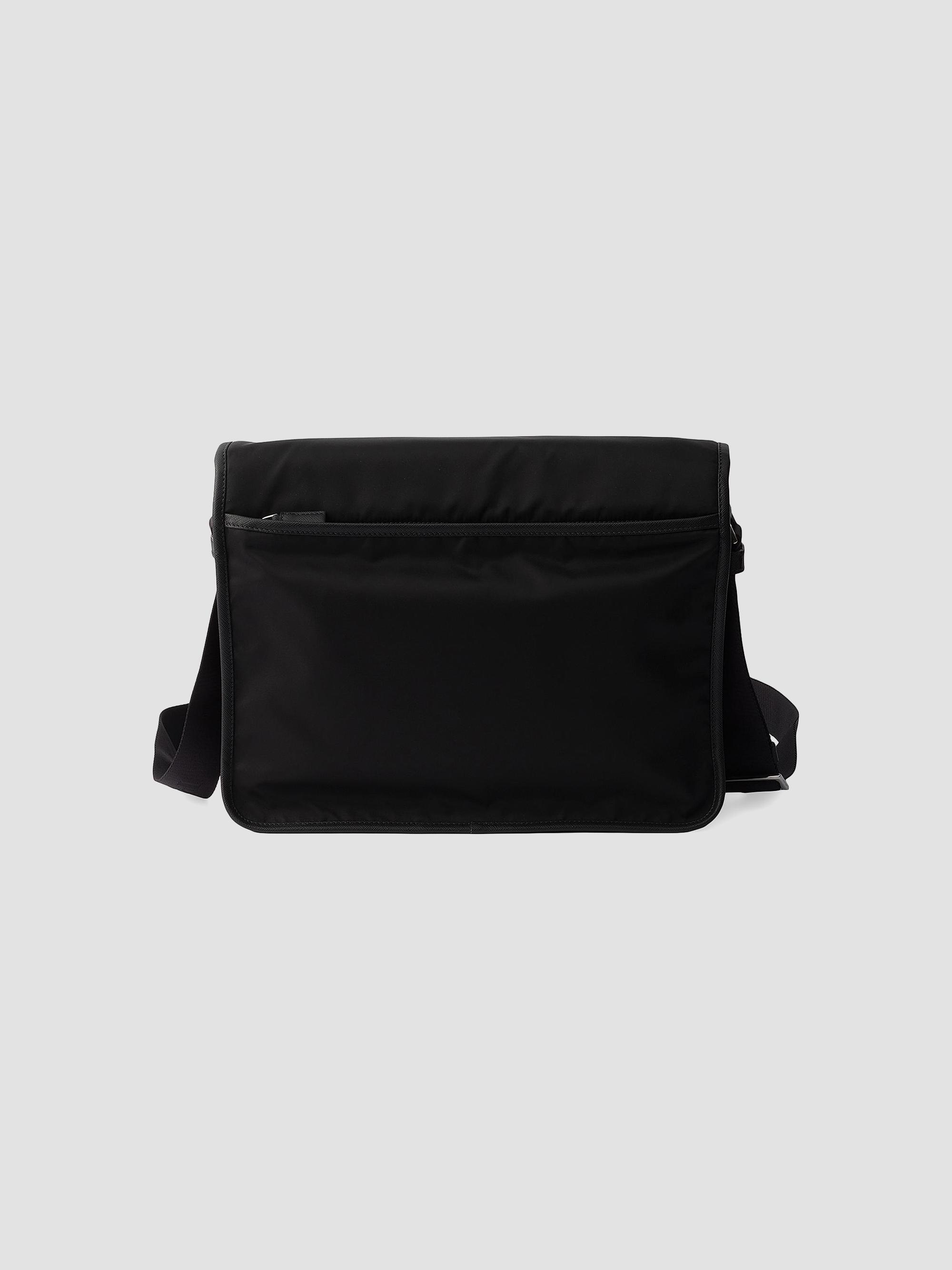 Prada Men's Re-Nylon and Saffiano Leather Shoulder Bag - Black | Thumbnail 5