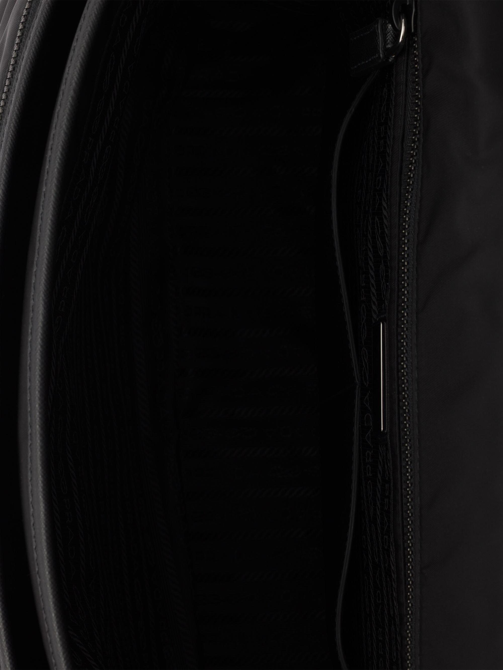 Prada Men's Re-Nylon and Saffiano Leather Shoulder Bag - Black | Thumbnail 6