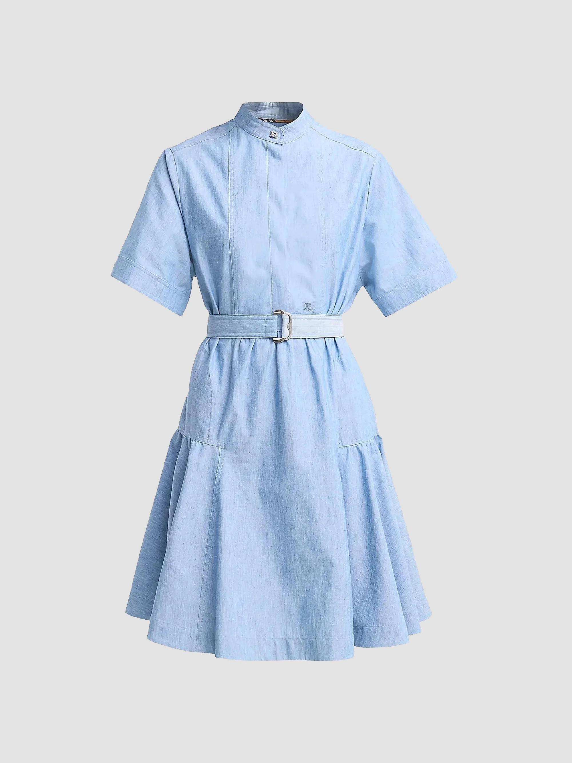 burberry shirt dress blue Georgina Check Belted Cotton Mini Shirtdress YGroup_Tiredress London Times T6439M - BLACK NON ADJUSTABLE PANT (Size):30 Allover stripe print