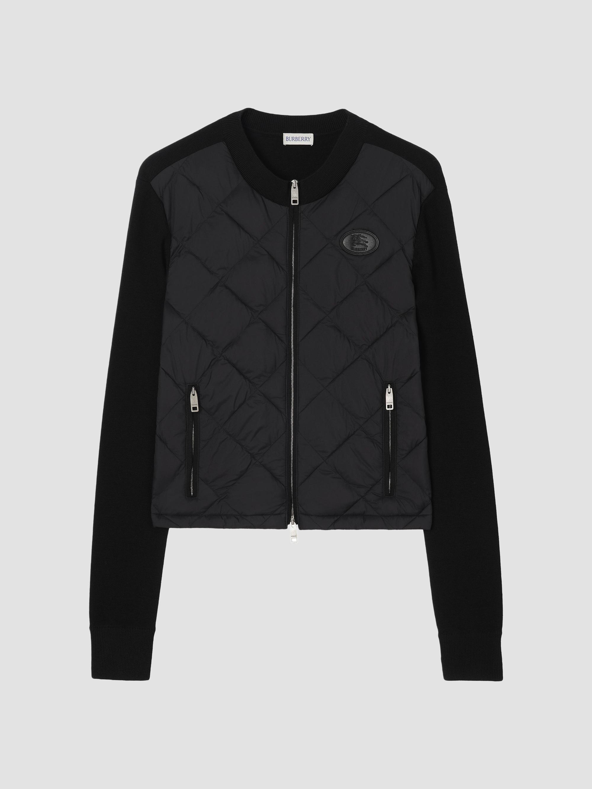 Burberry Quilted Nylon & Wool Knit Jacket | Saks Fifth Avenue