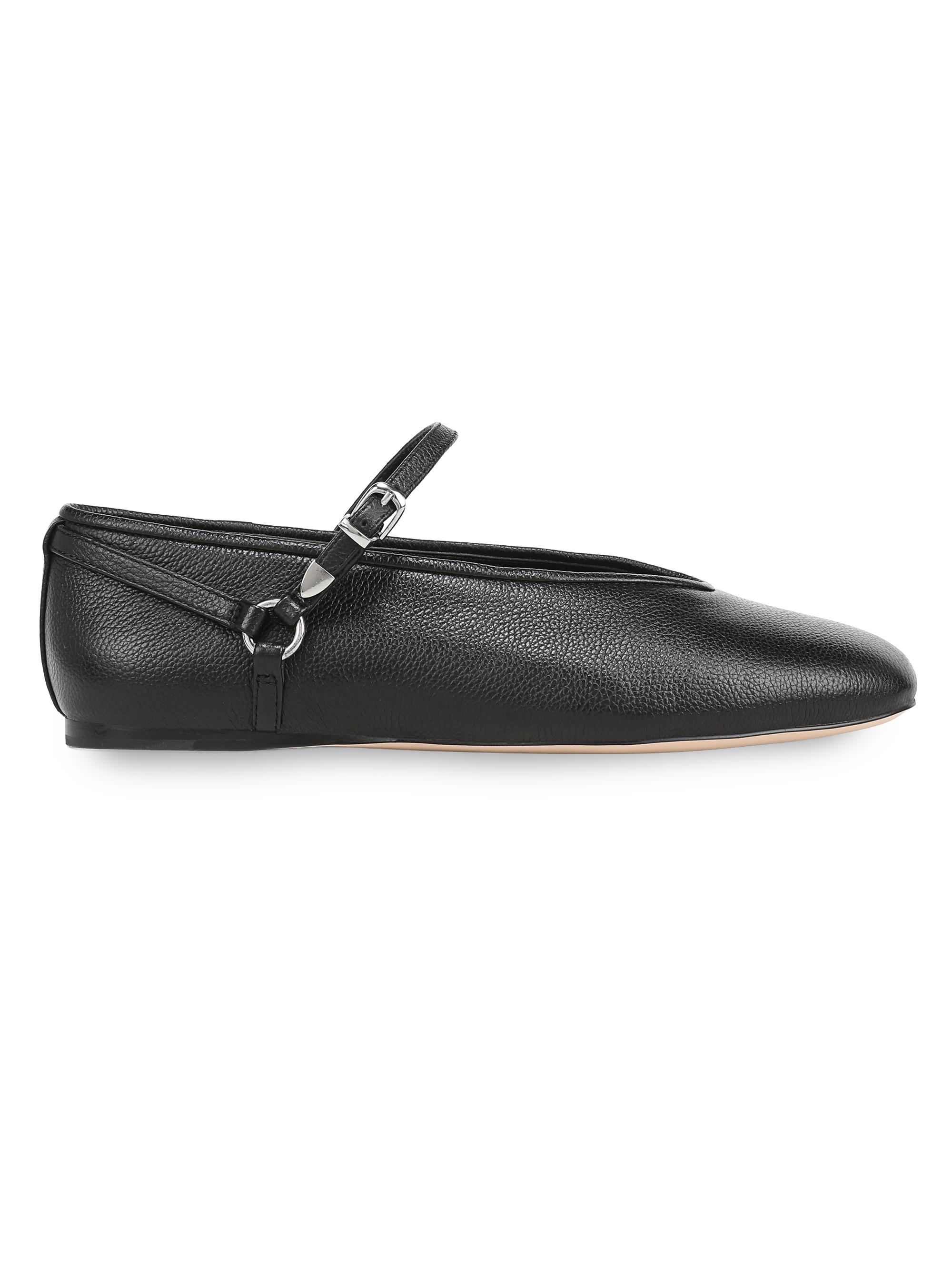 Favorite Daughter Women's Max Leather Ballet Flats - Black