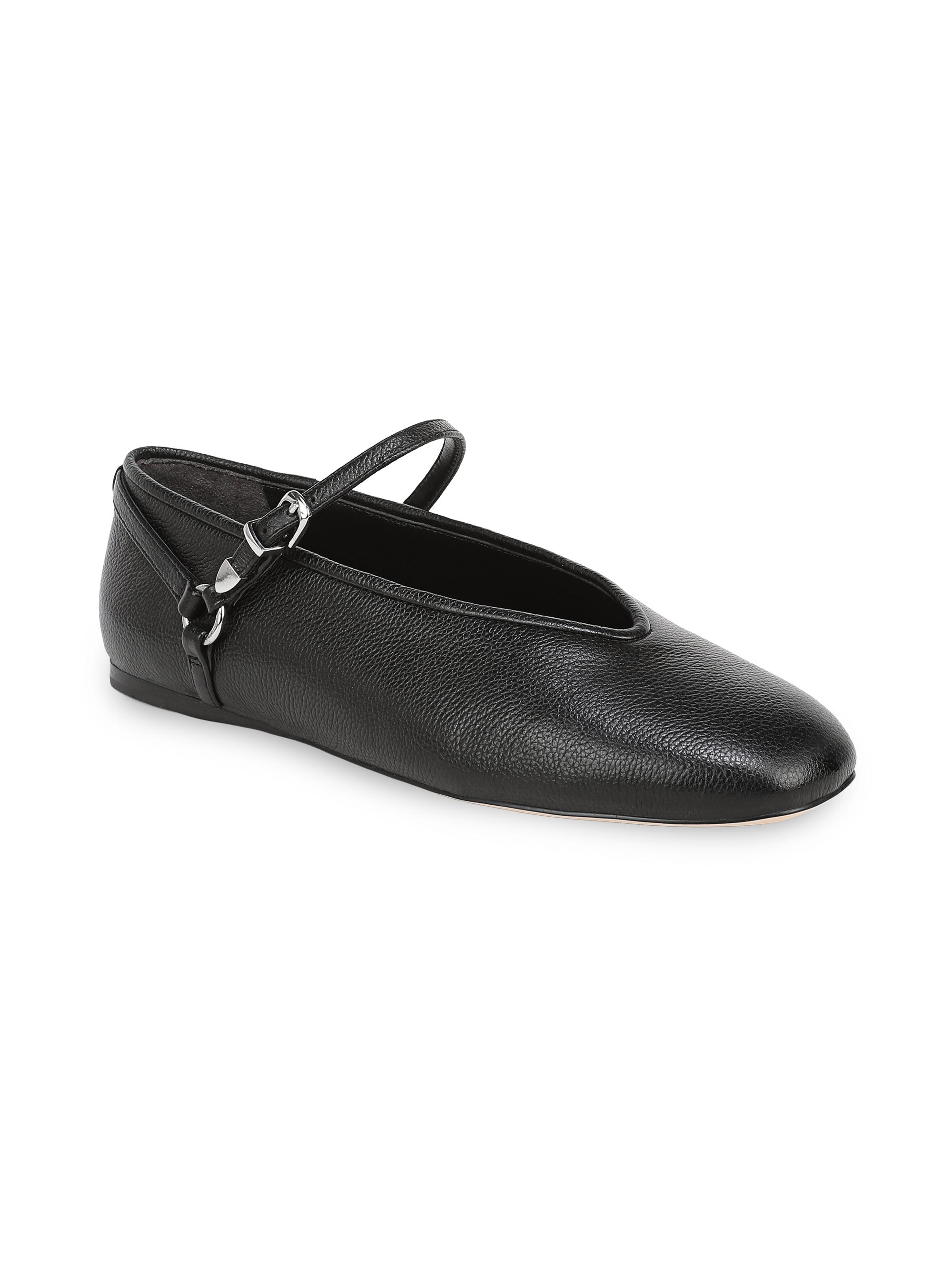 Favorite Daughter Women's Max Leather Ballet Flats - Black | Thumbnail 2