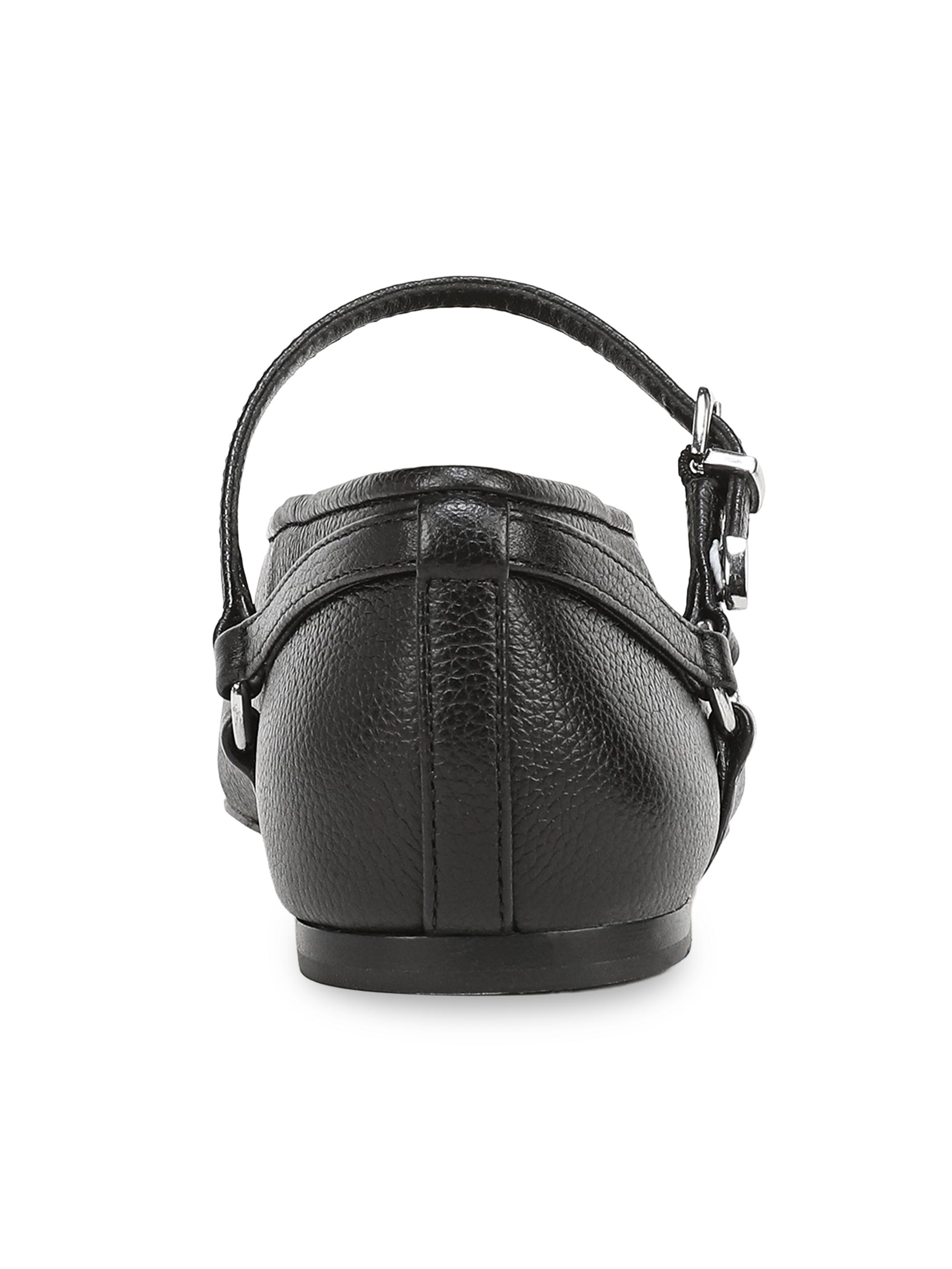 Favorite Daughter Women's Max Leather Ballet Flats - Black | Thumbnail 3