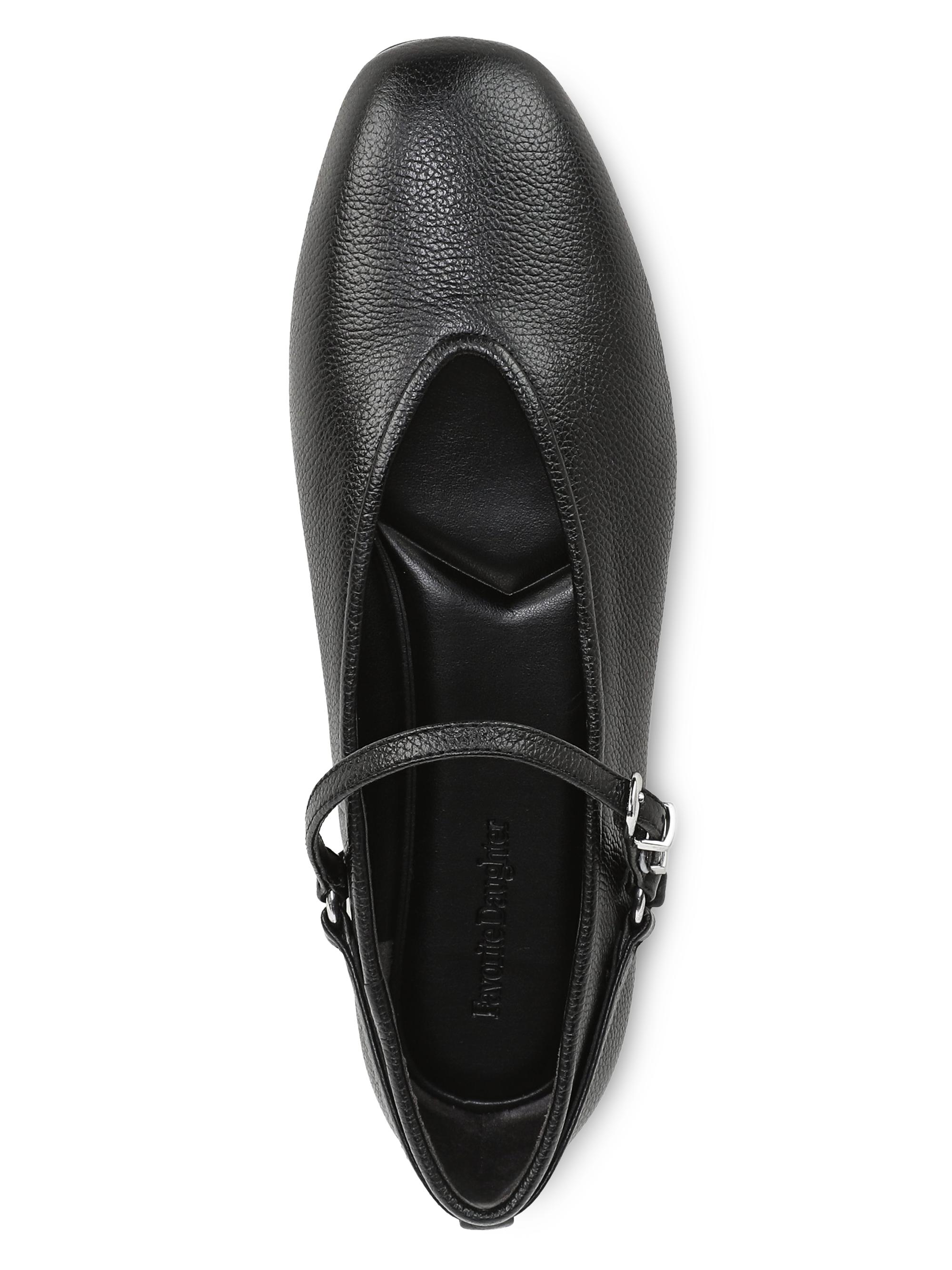 Favorite Daughter Women's Max Leather Ballet Flats - Black | Thumbnail 4