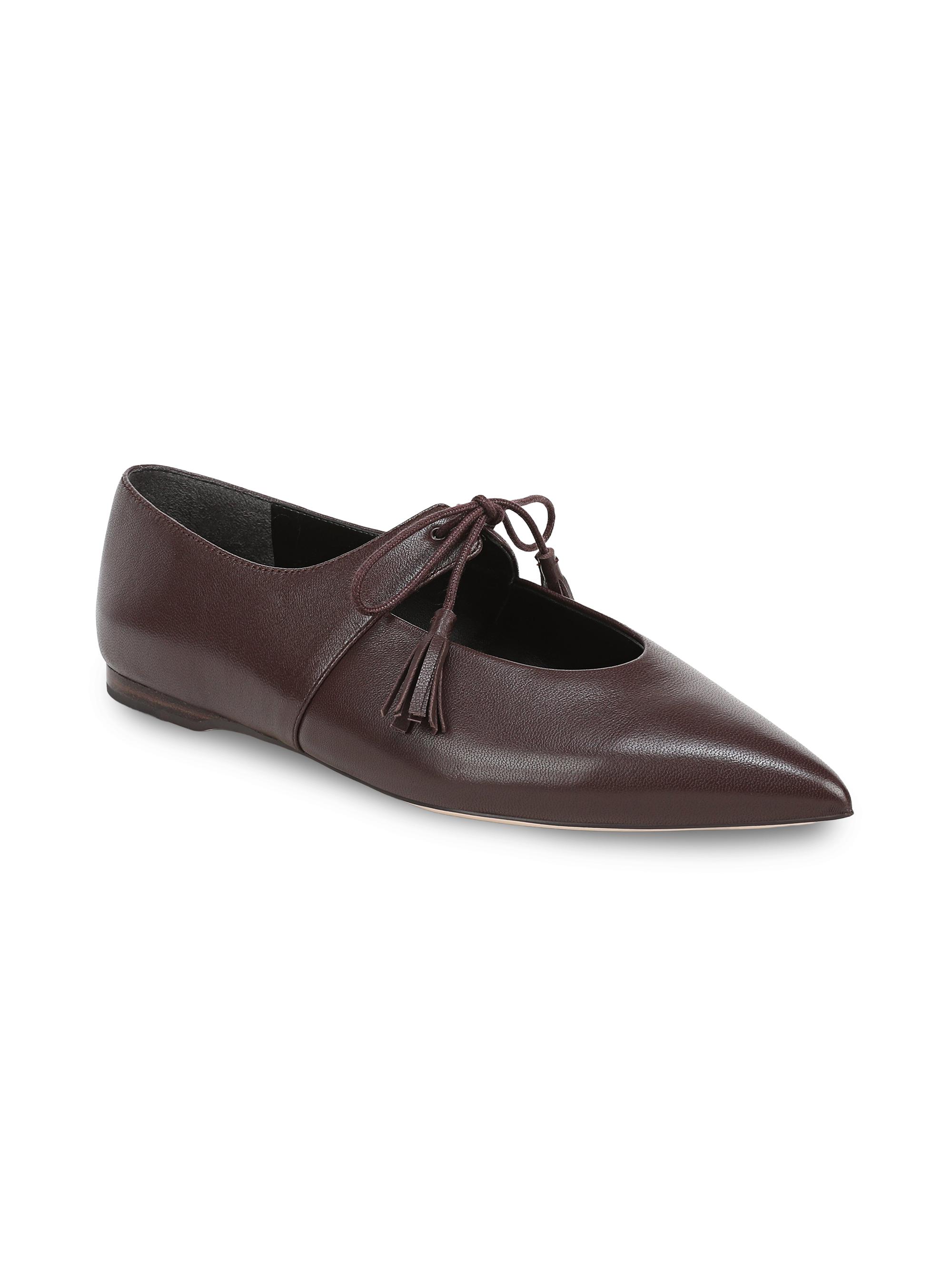 Favorite Daughter Women's Lily Leather Ballet Flats - Bordeaux | Thumbnail 2