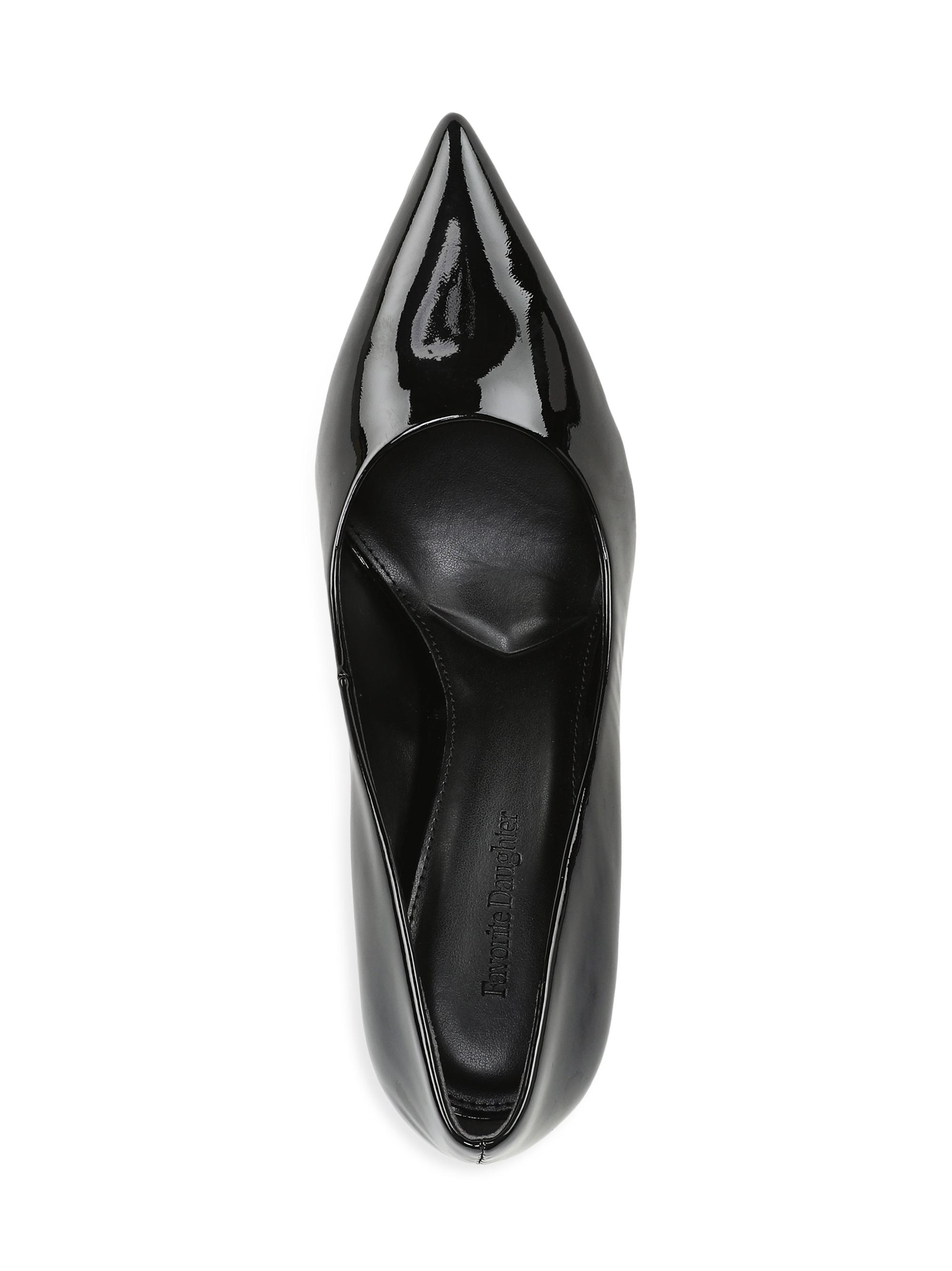 Favorite Daughter Women's Riley Leather 95MM Stiletto Pumps - Black | Thumbnail 4
