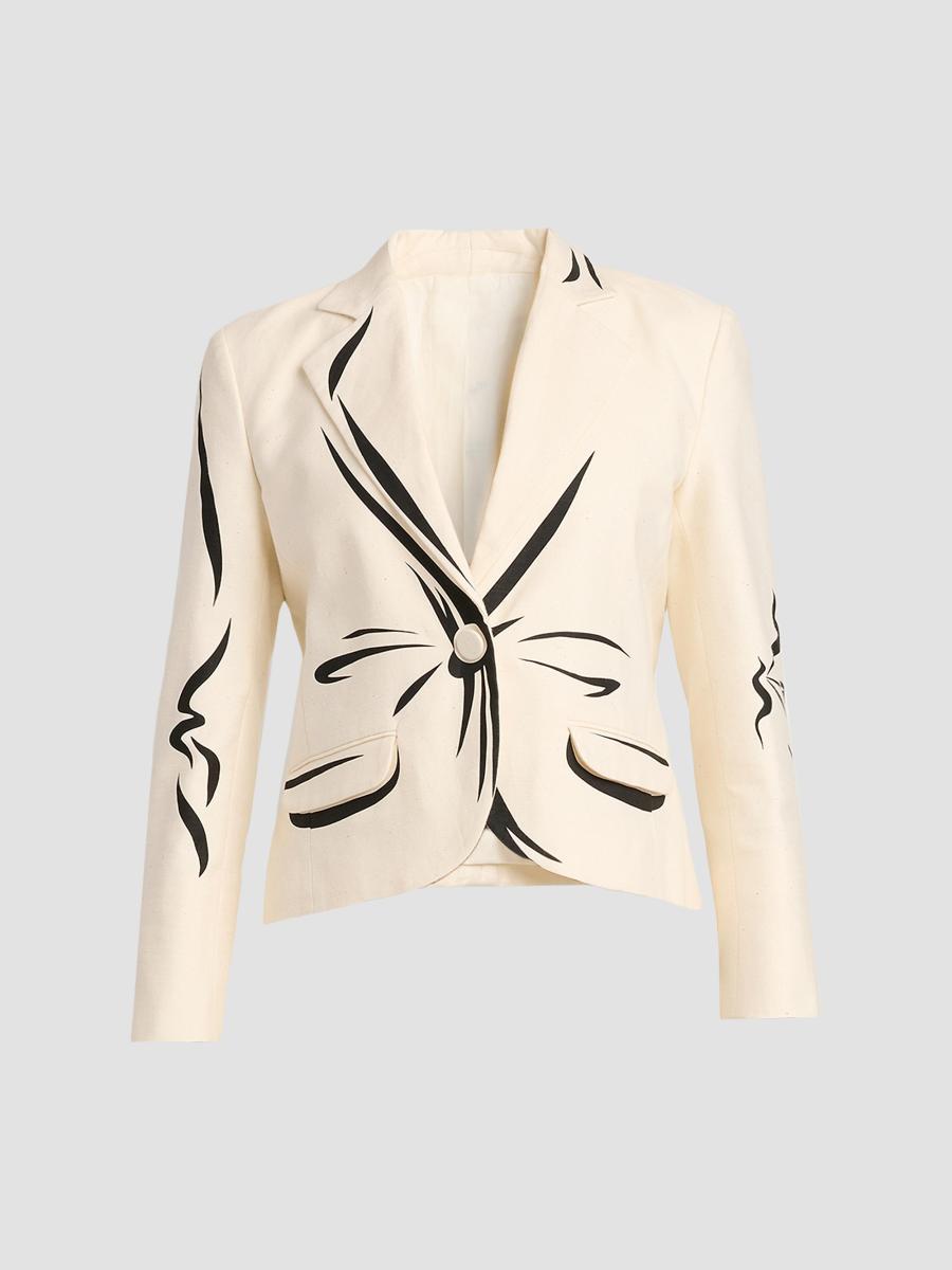 Moschino Trompe-L'oeil Tailored Cotton Jacket | Saks Fifth Avenue