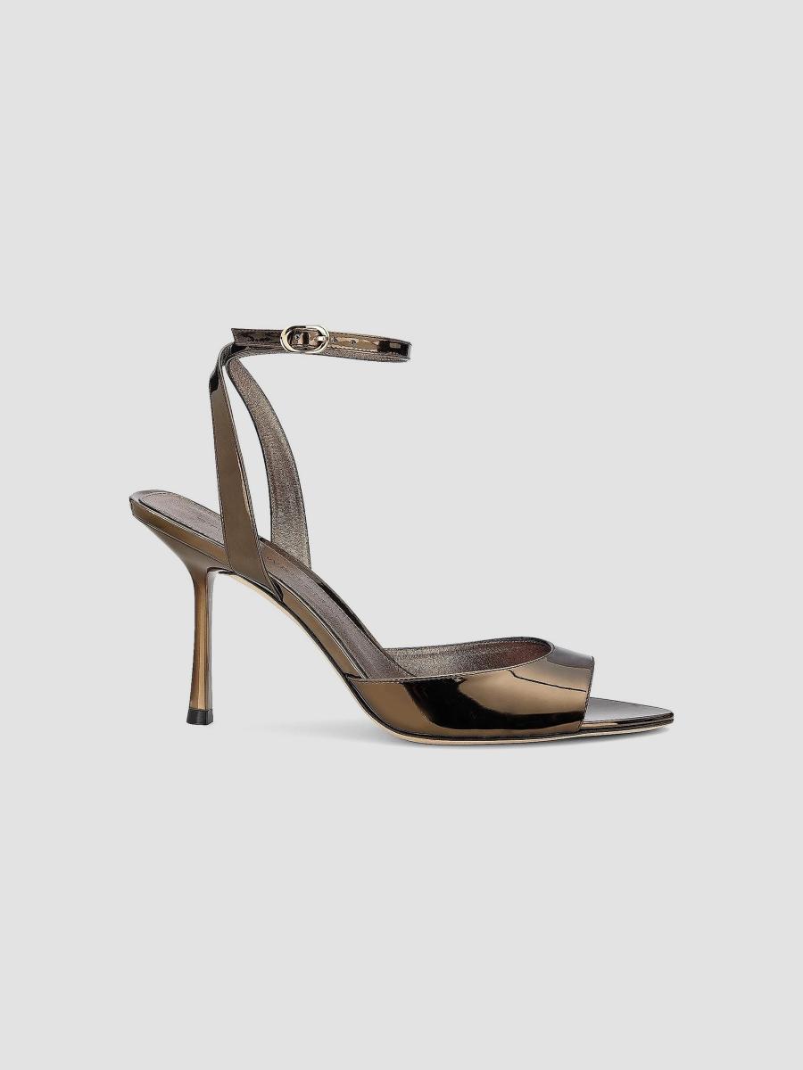 Stuart Weitzman Lexington 85MM Leather Sandals | Saks Fifth Avenue