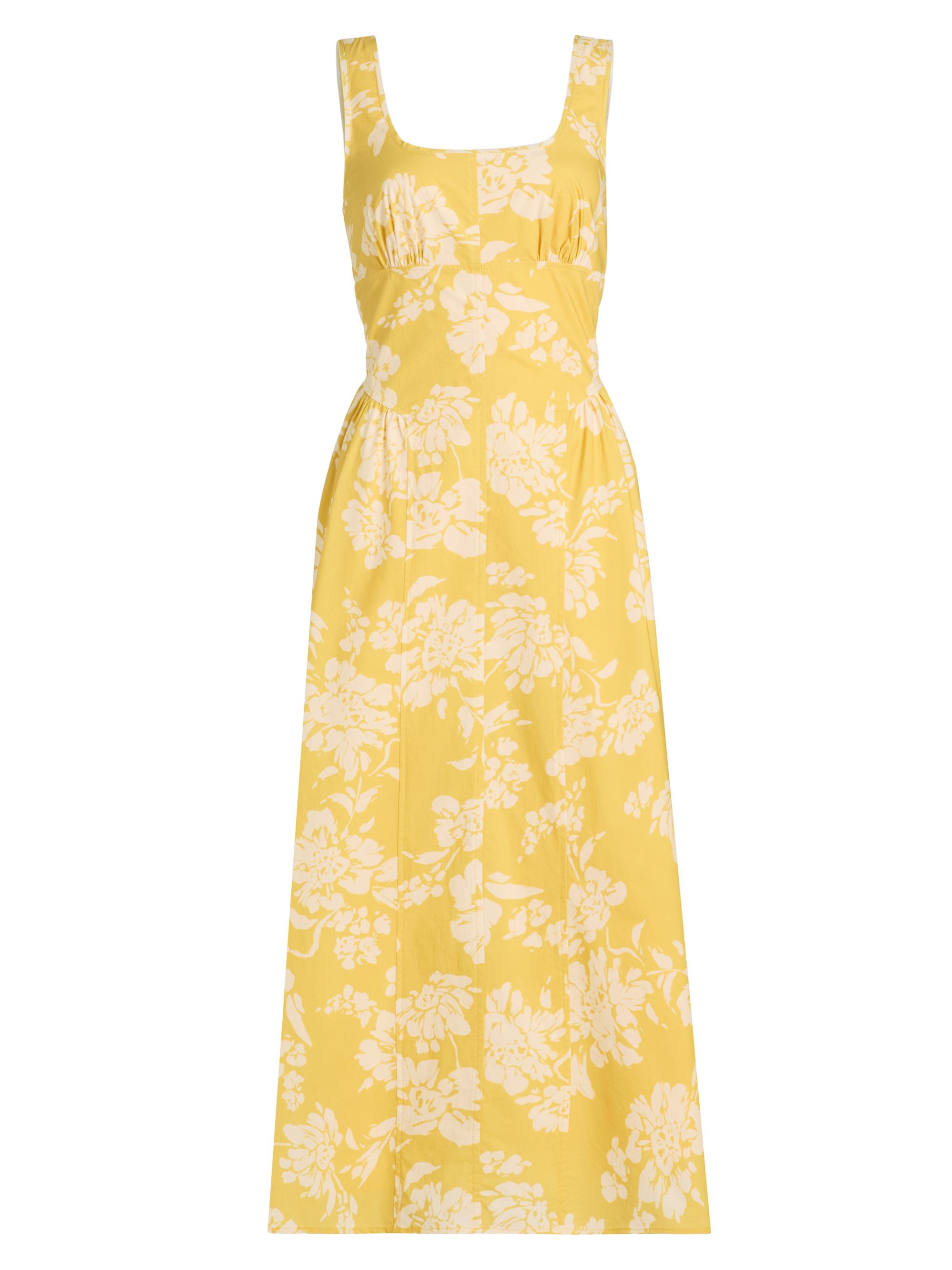 taylor embroidered chiffon midi dress Girls Bow Printed Denim Dress