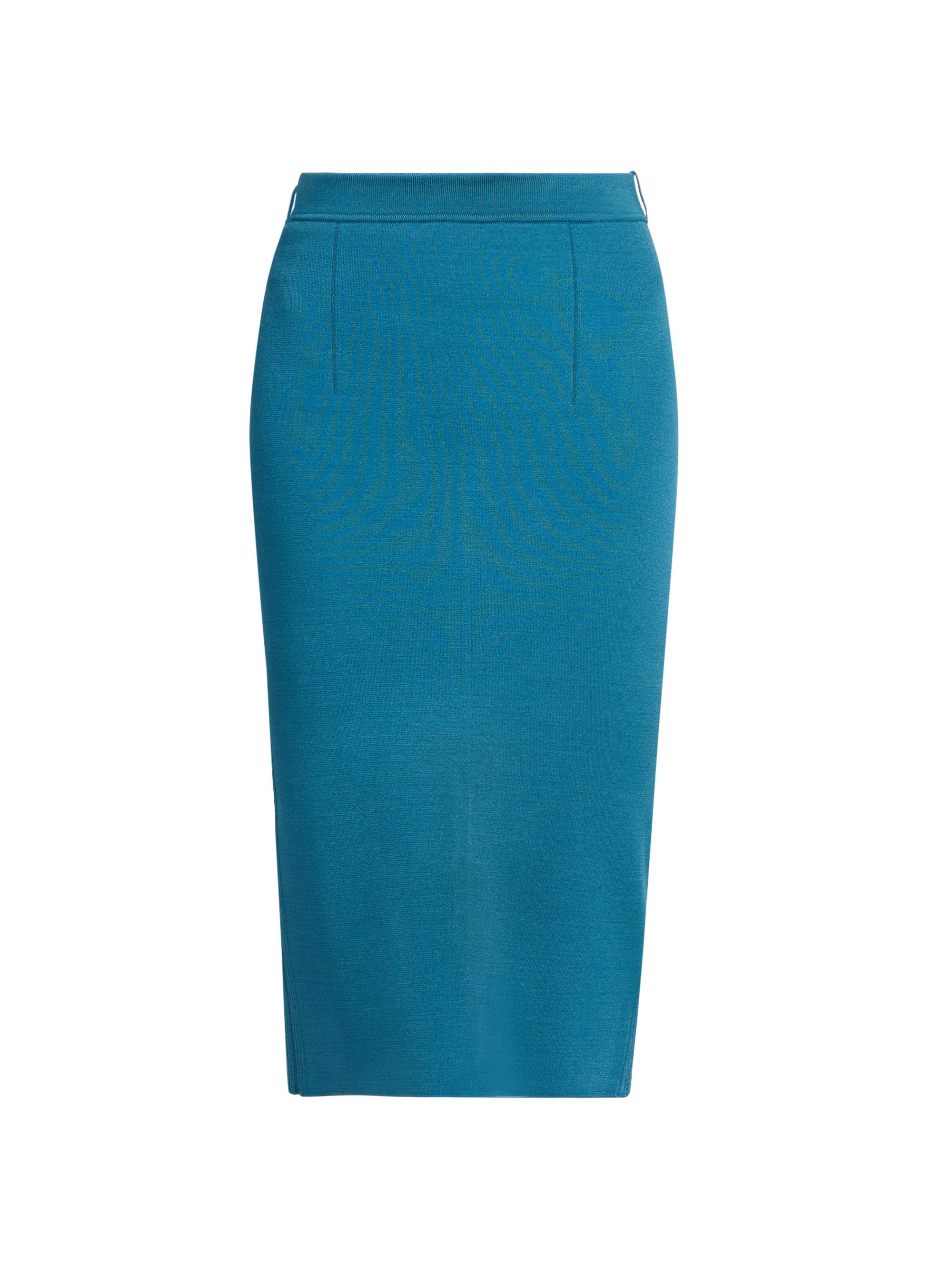 TOM FORD Women's Stretch Knit Knee-Length Skirt - Deep Teal