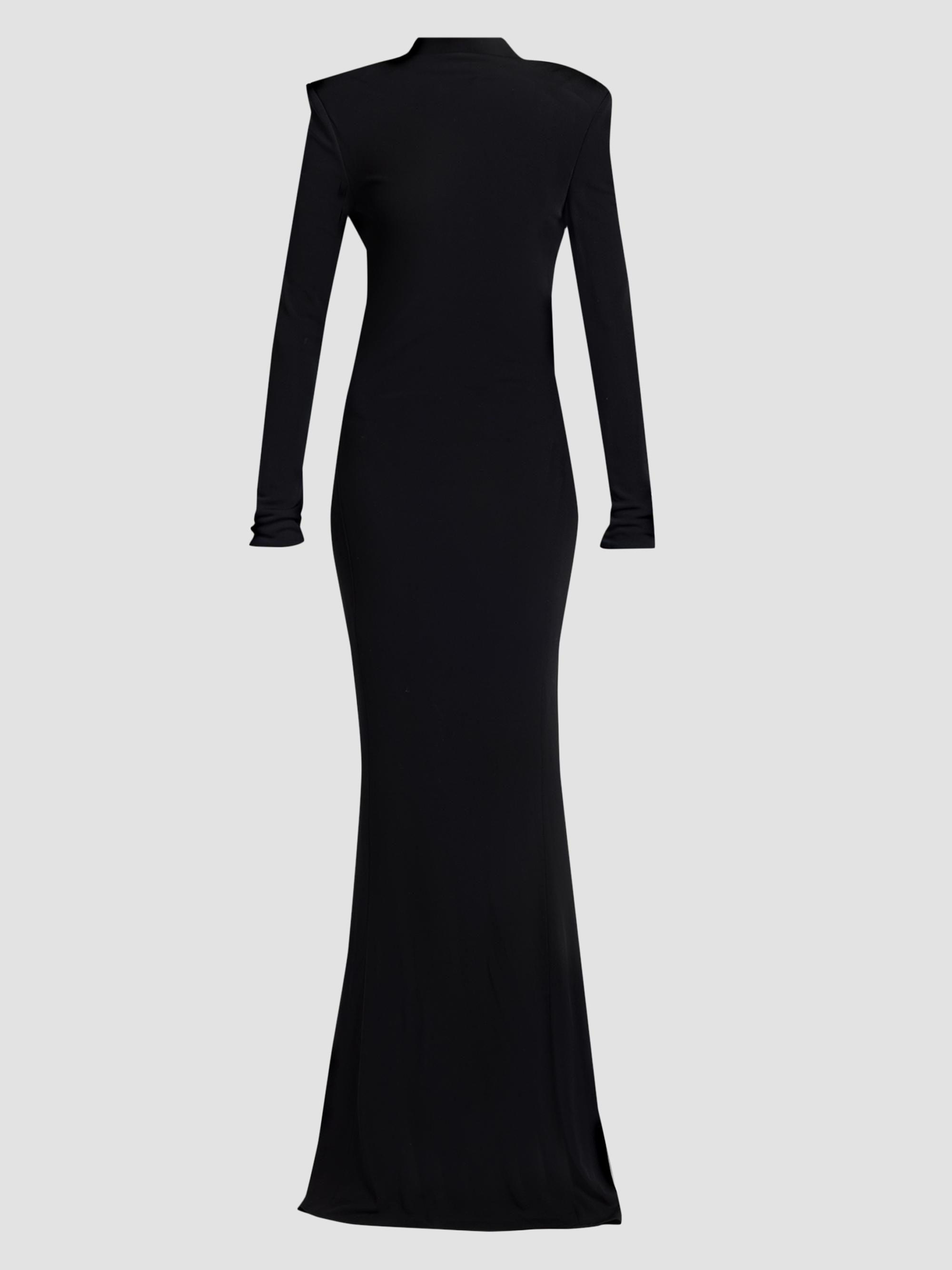 Giorgio Armani Crystal-Embellished Velvet Strapless Gown | Saks