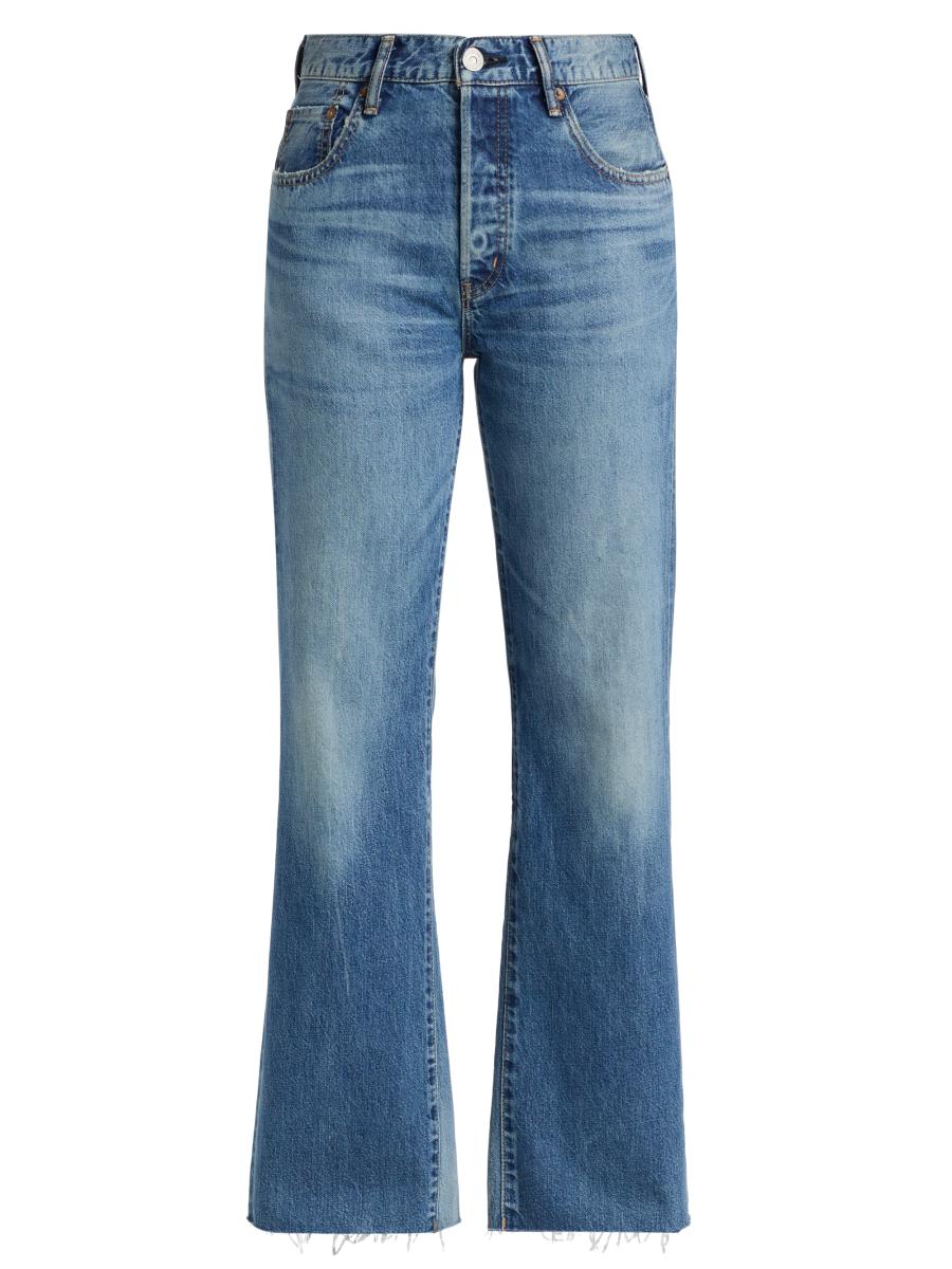 Moussy Vintage Women's Asheville Flared Jeans In Blue